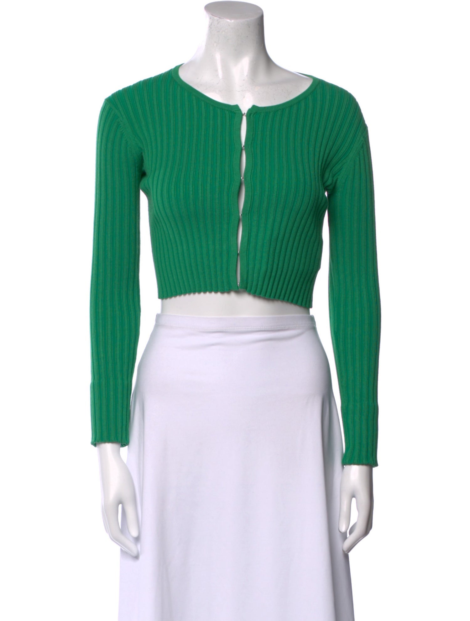 LHD Scoop Neck Long Sleeve Crop Top