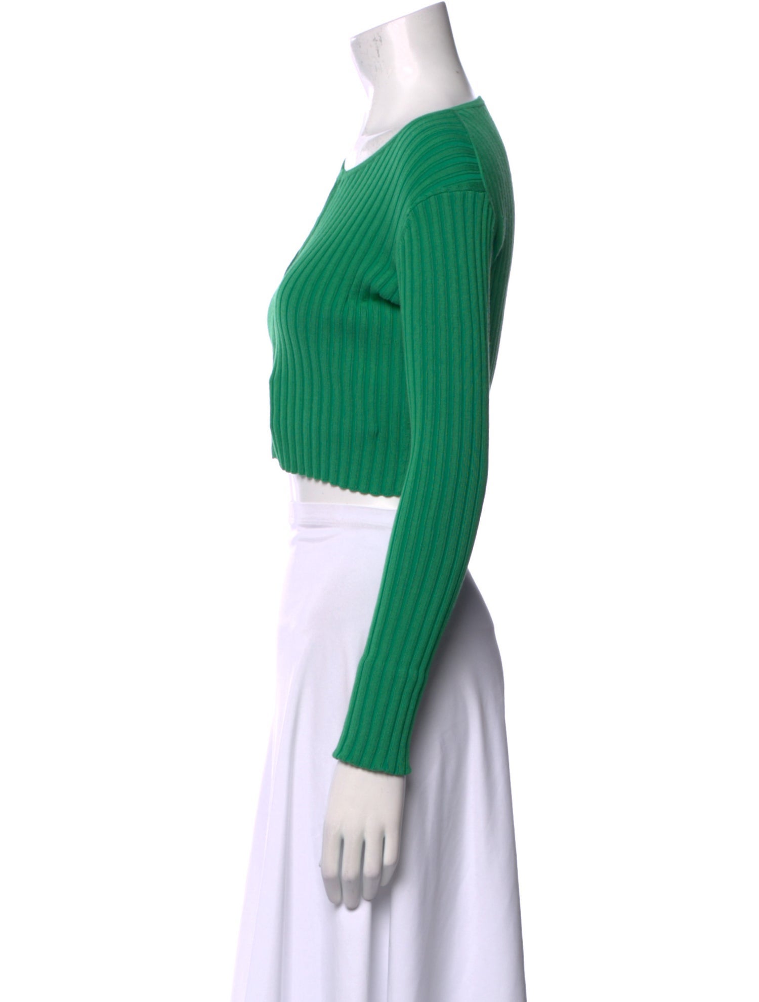 LHD Scoop Neck Long Sleeve Crop Top