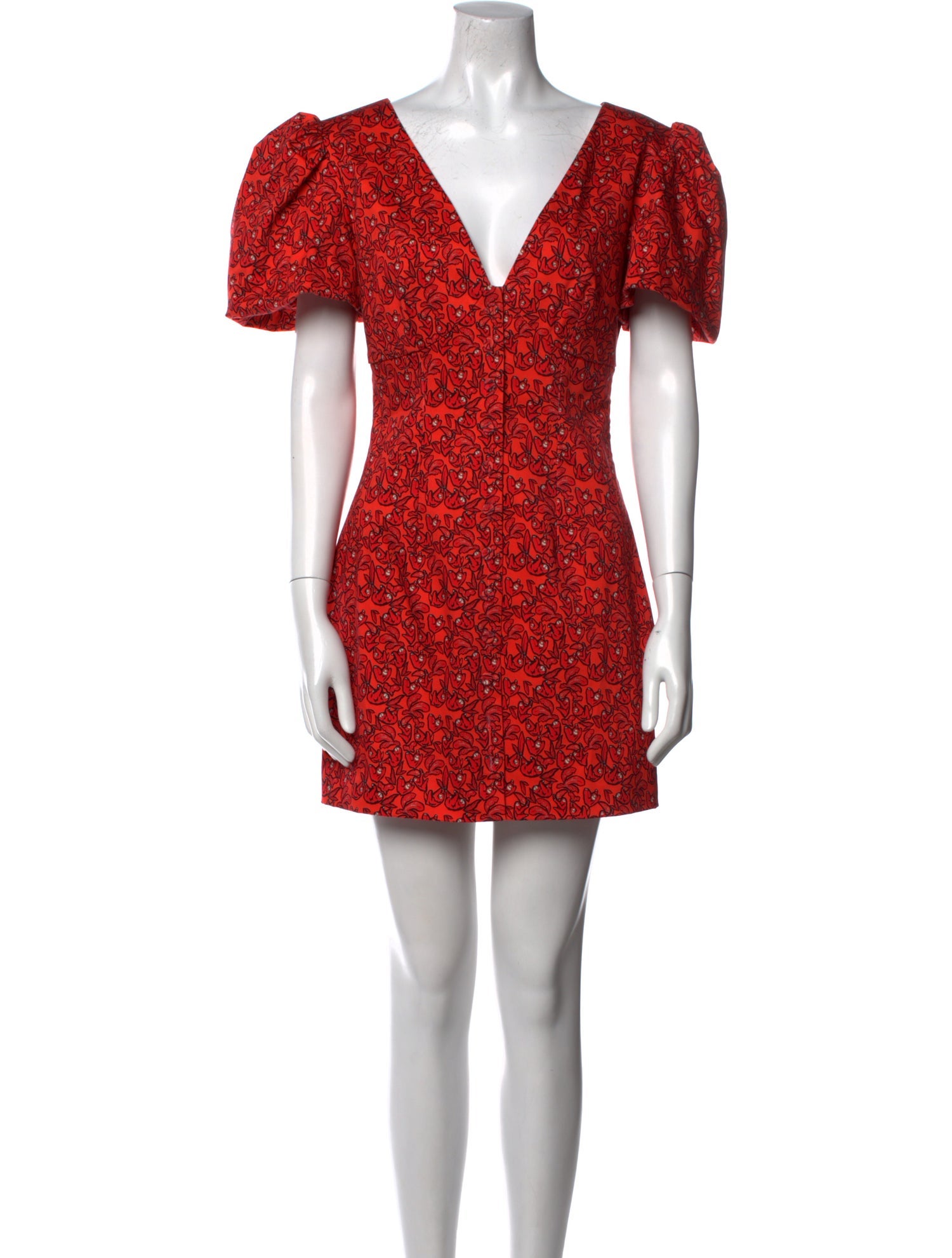 LHD Floral Print Mini Dress