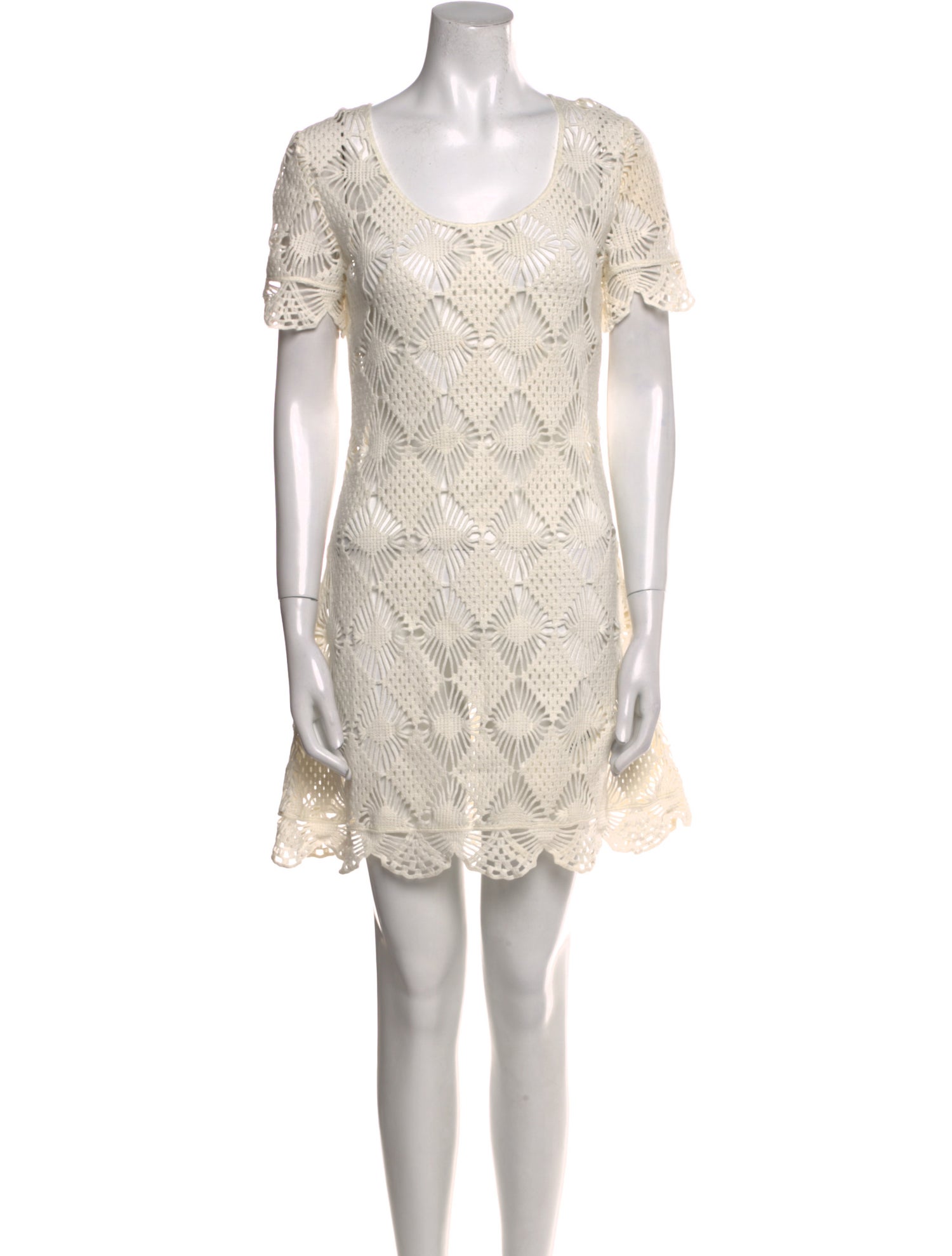 LHD Scoop Neck Mini Dress