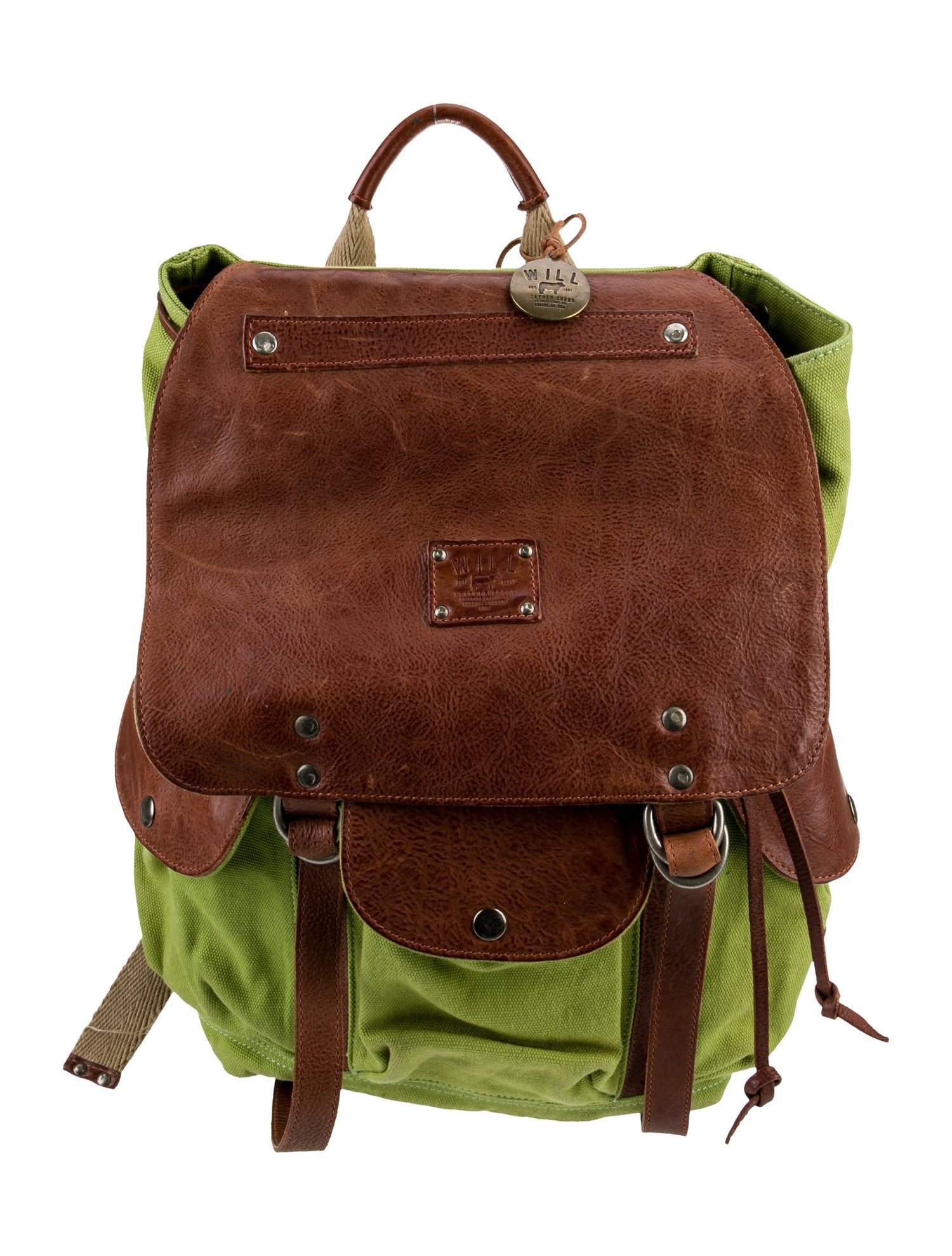 Will Leather Goods Canvas Backpack