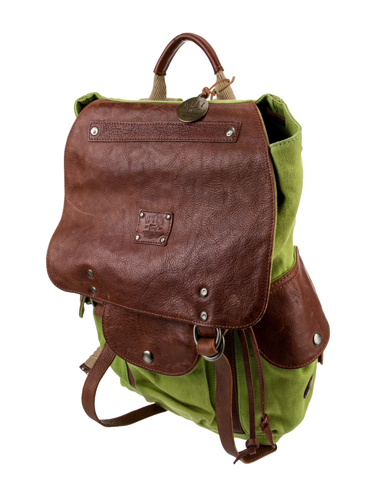 Will Leather Goods Canvas Backpack