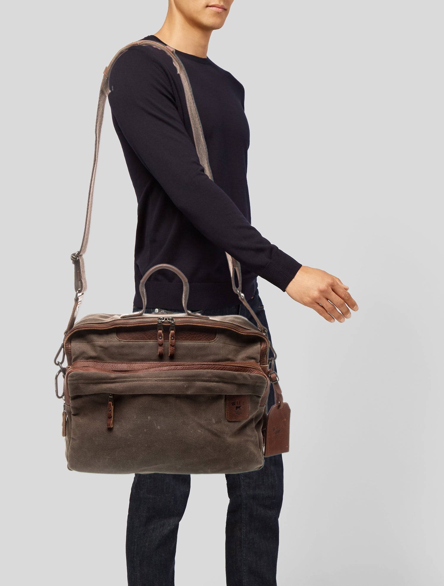 Will Leather Goods Canvas Carry On