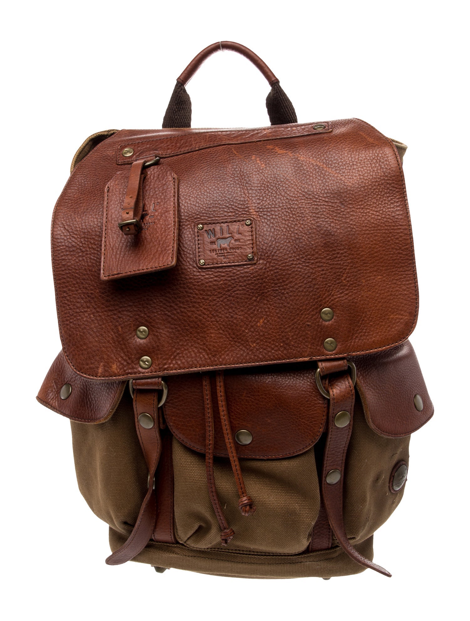 Will Leather Goods Canvas Backpack