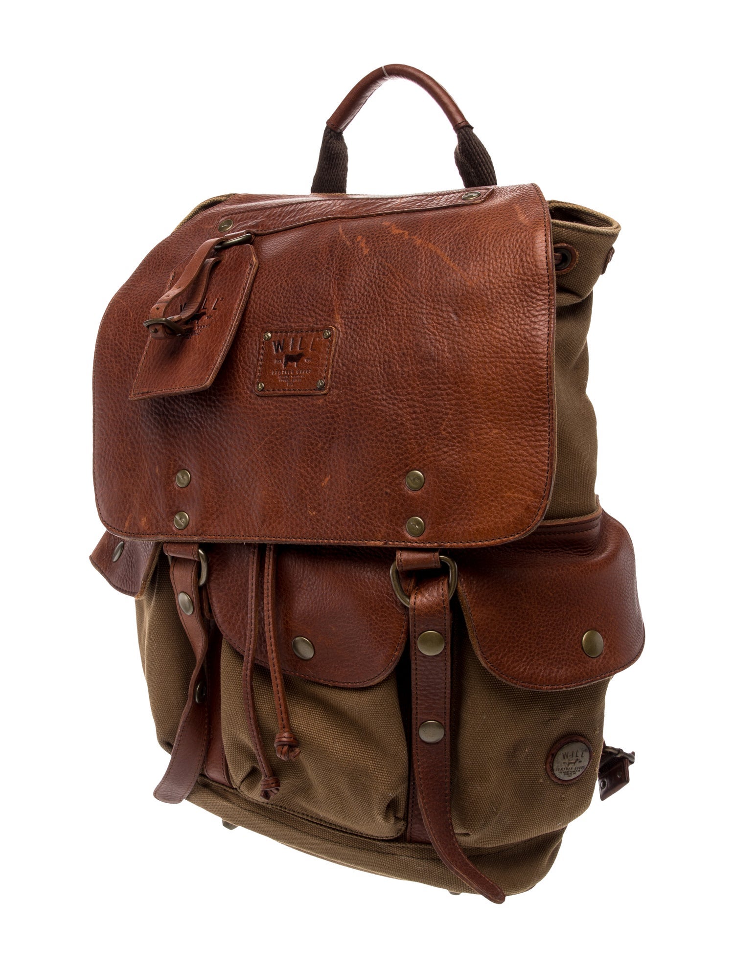 Will Leather Goods Canvas Backpack