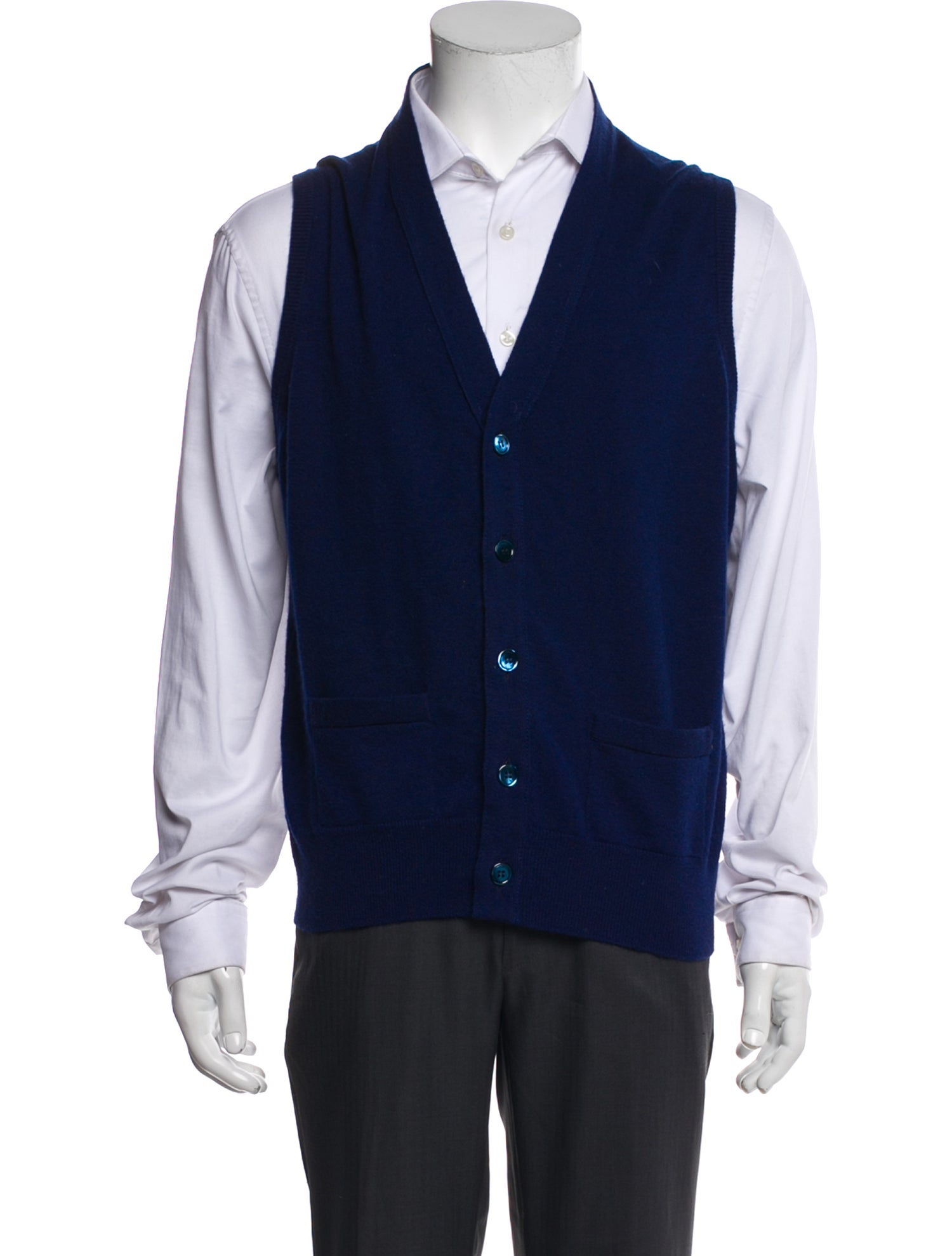William Lockie Cashmere V-Neck Sweater Vest