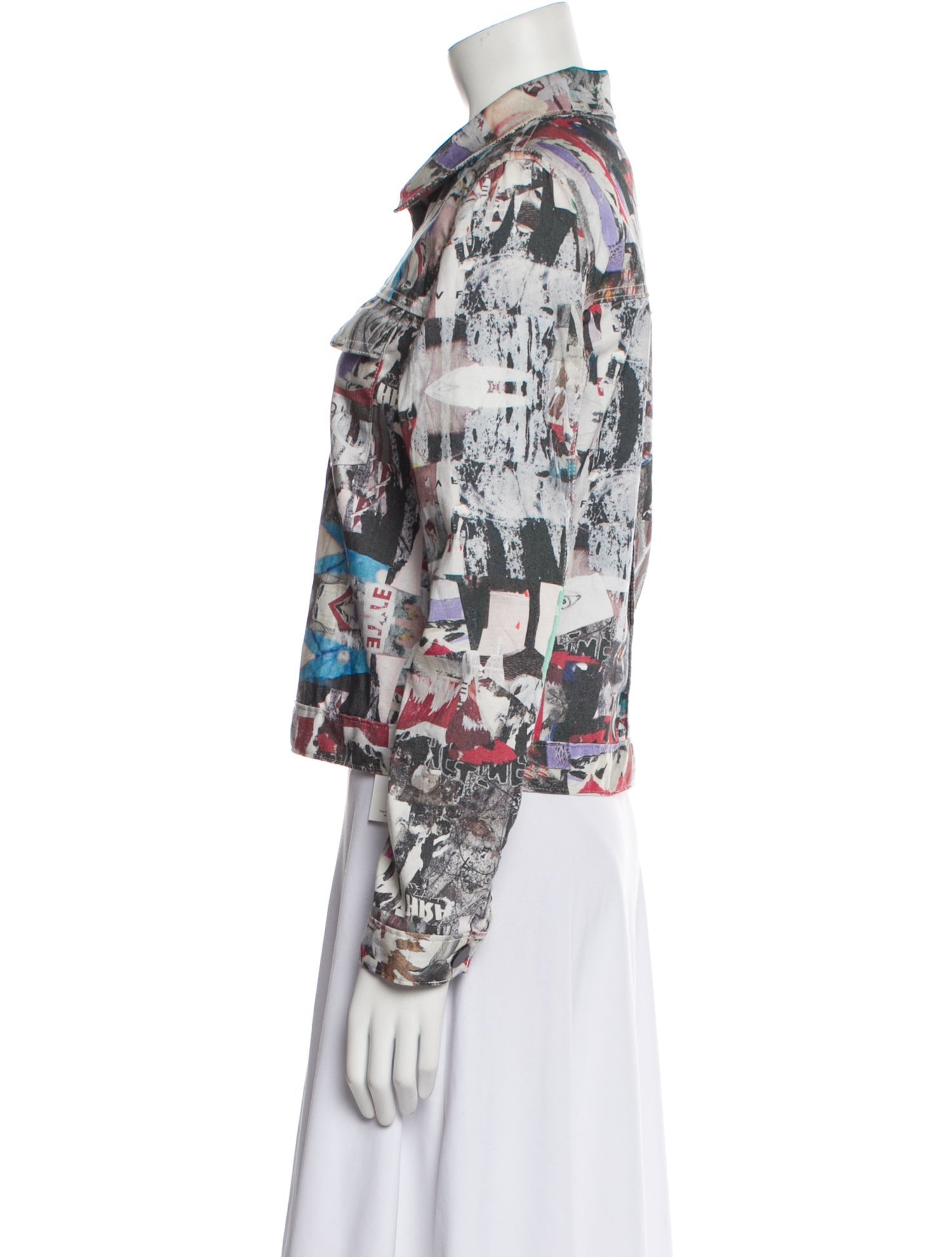 LRS Printed Denim Jacket