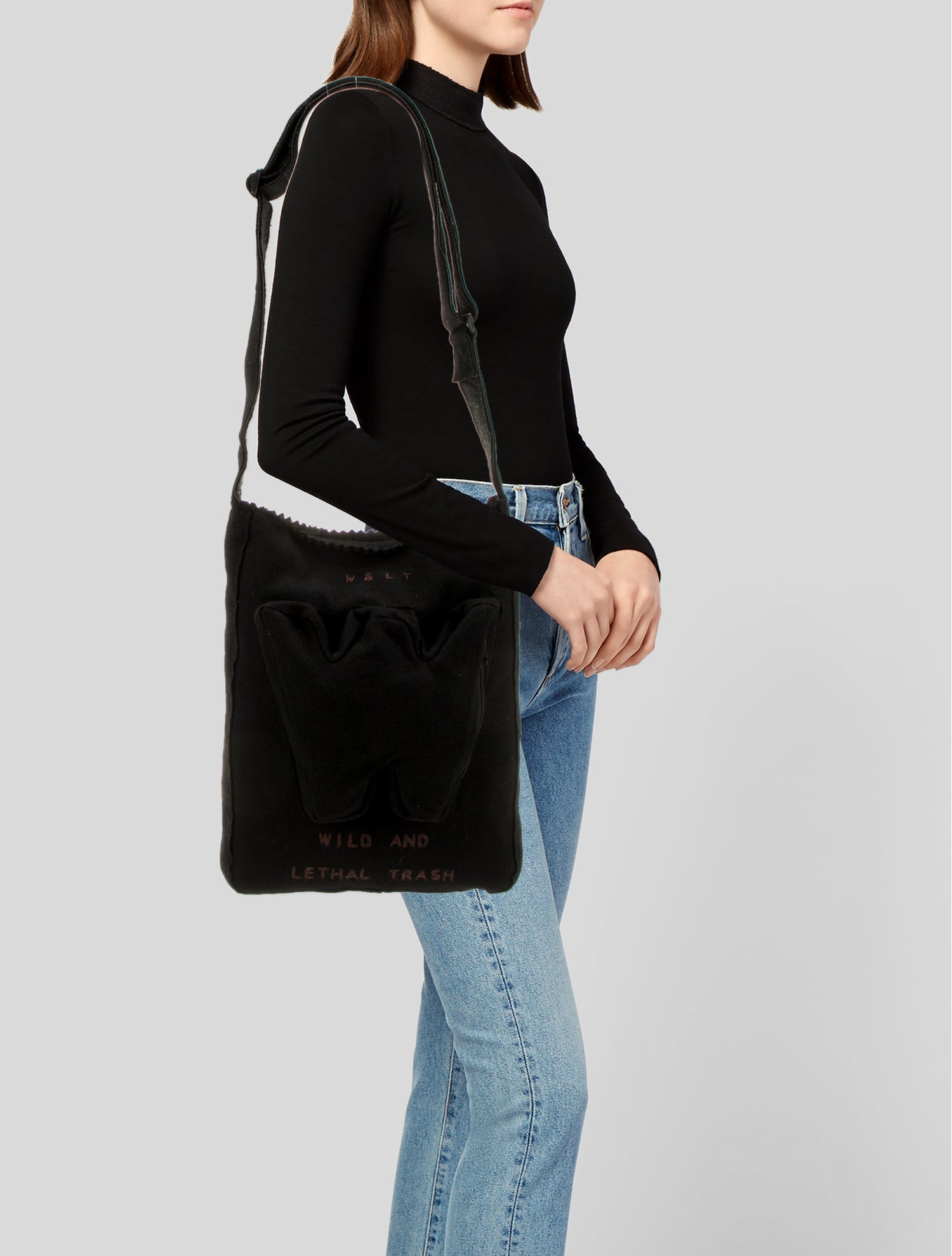 W&LT Felt Messenger Bag