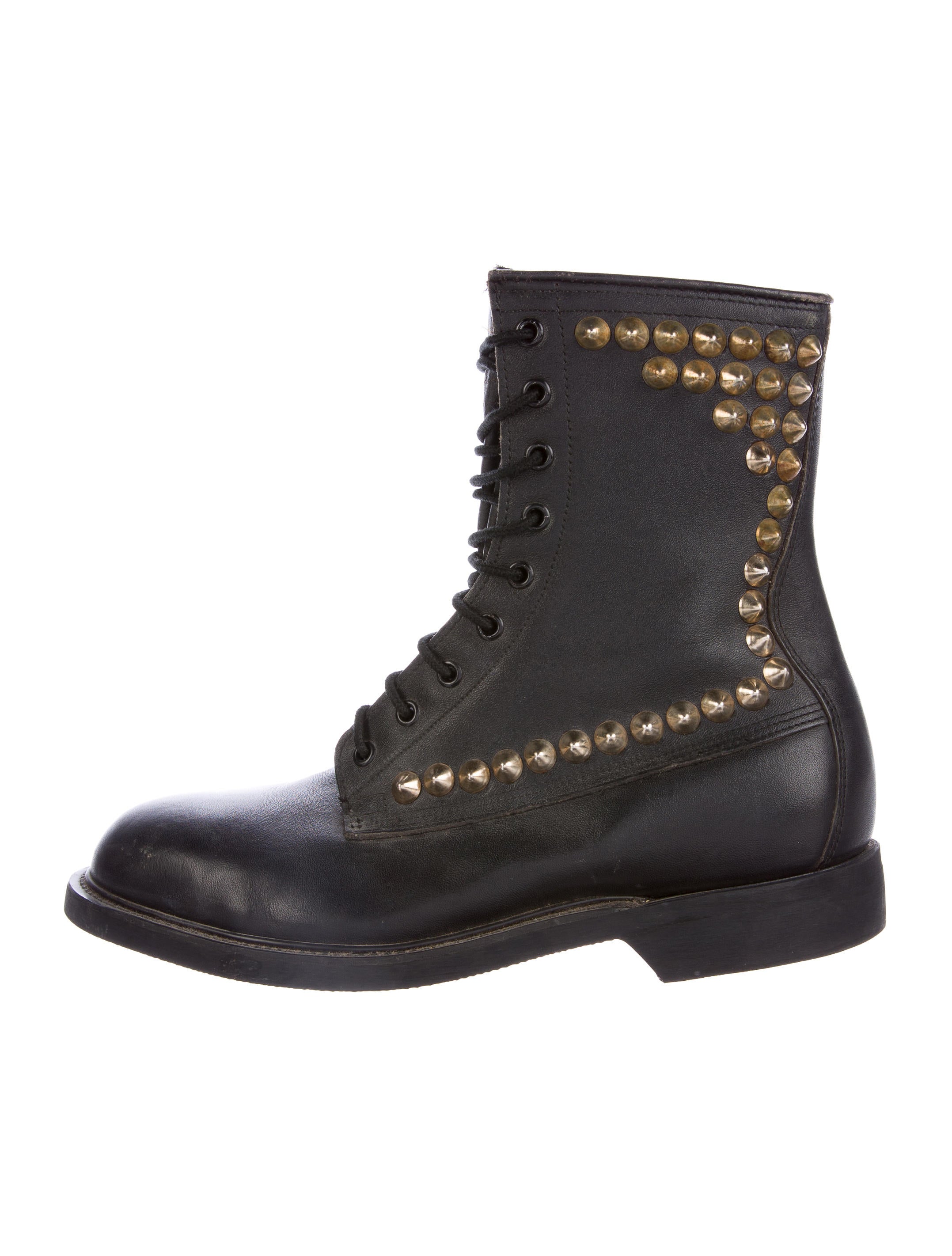 Wolverine Studded Combat Boots