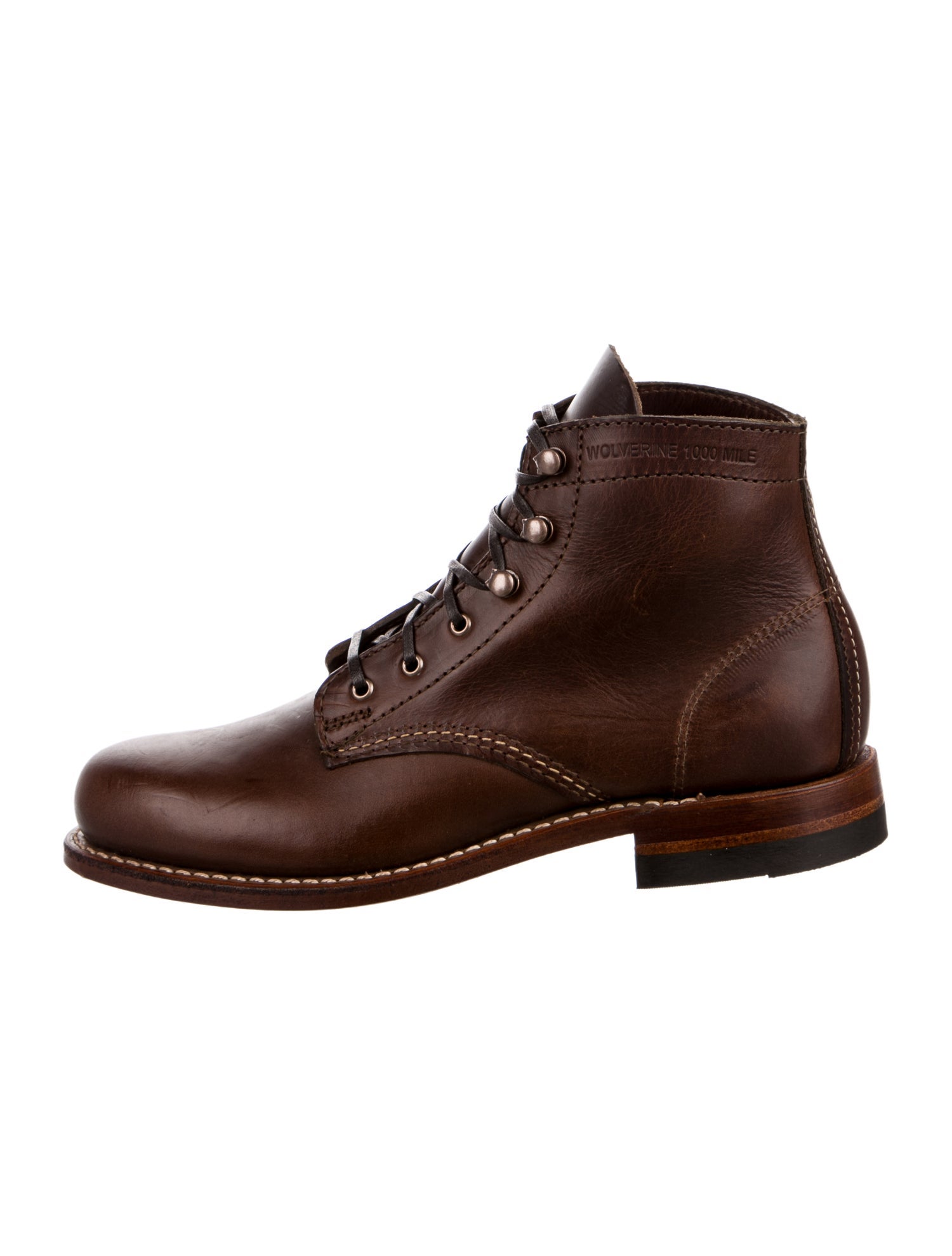 Wolverine Leather Lace-Up Boots
