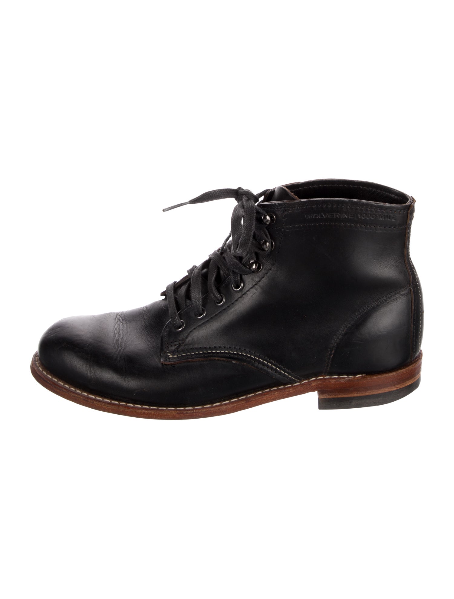 Wolverine Leather Lace-Up Boots