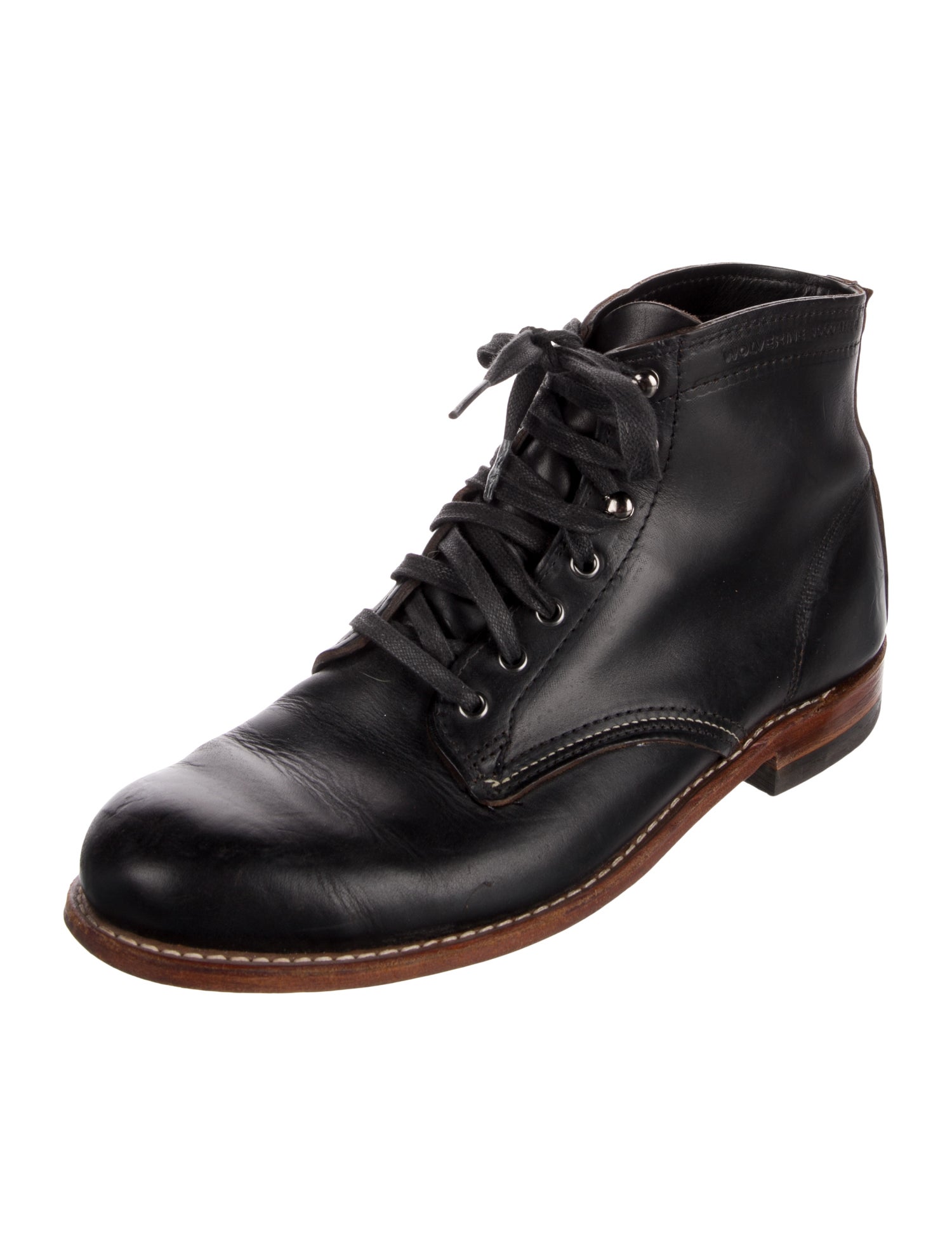 Wolverine Leather Lace-Up Boots