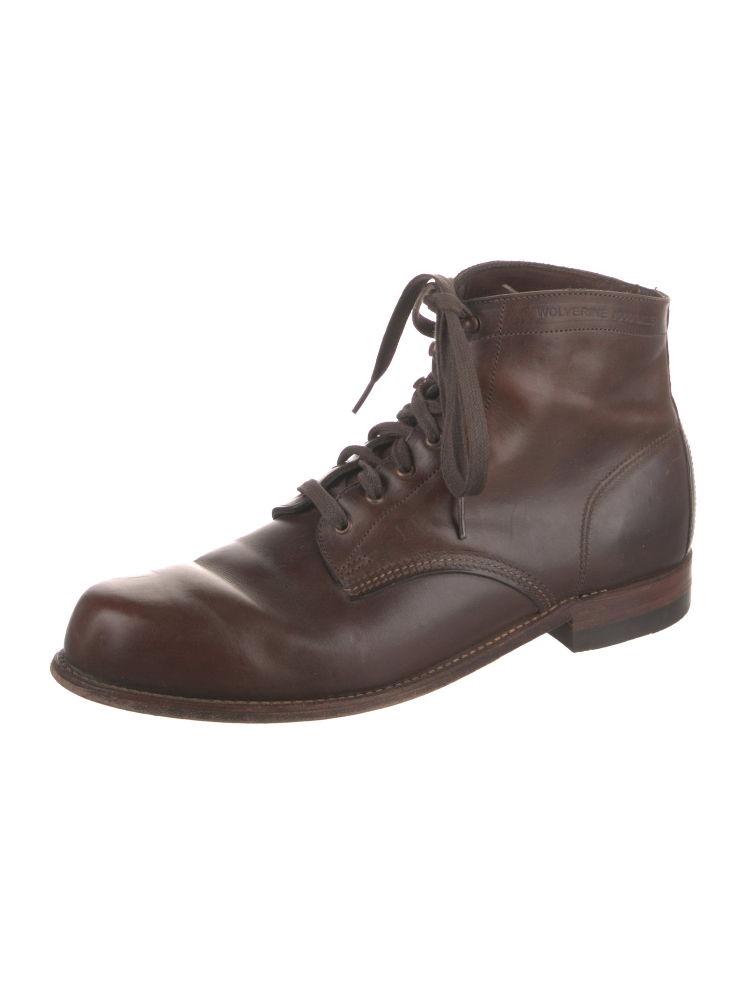 Wolverine Leather Lace-Up Boots