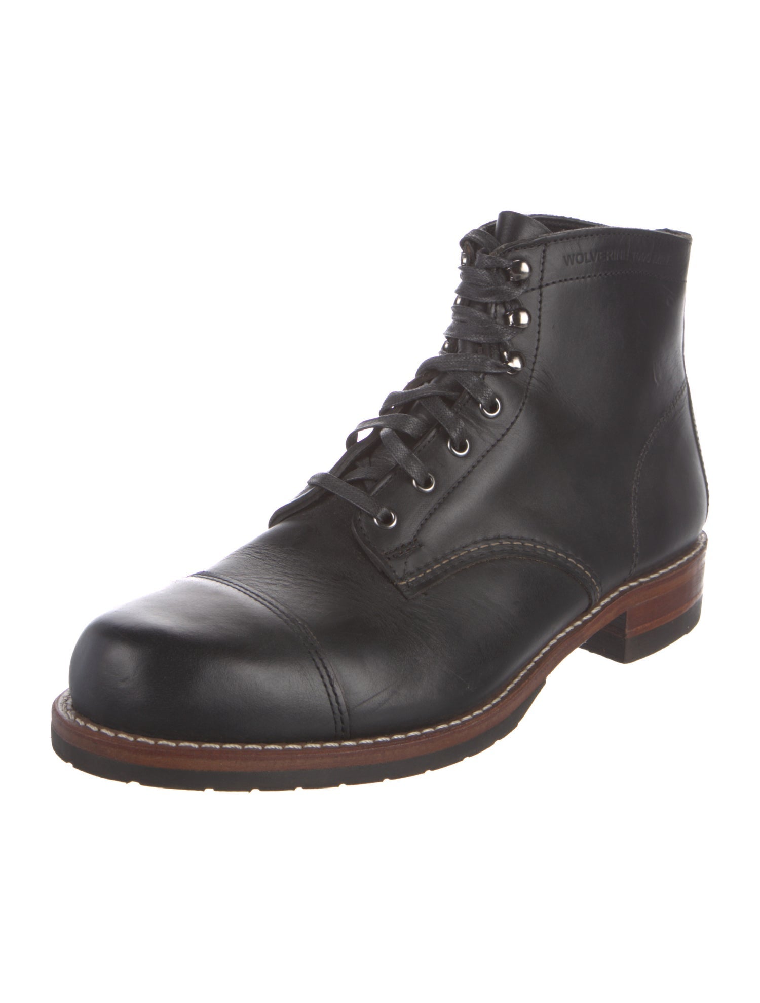 Wolverine Leather Lace-Up Boots