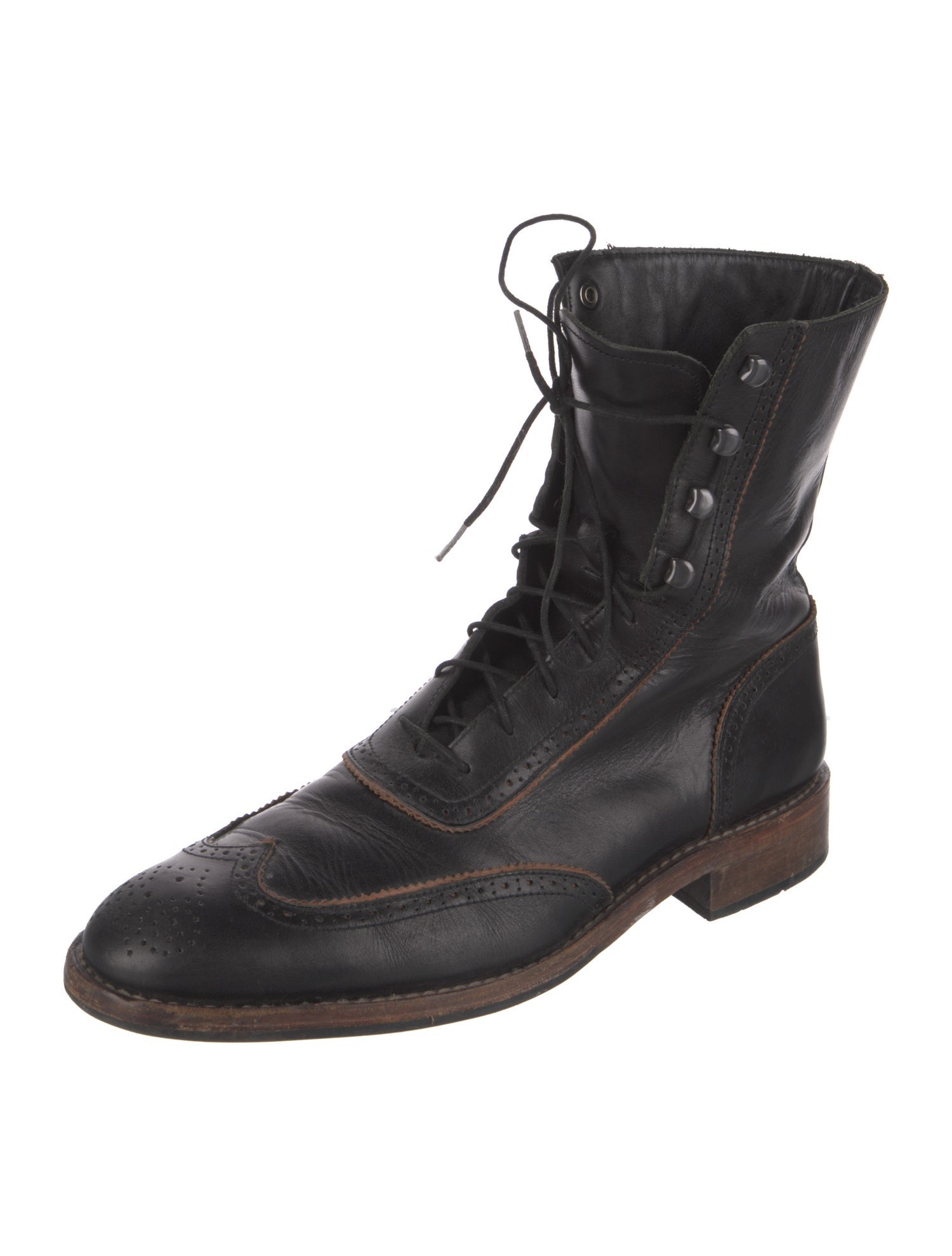 Wolverine Leather Combat Boots