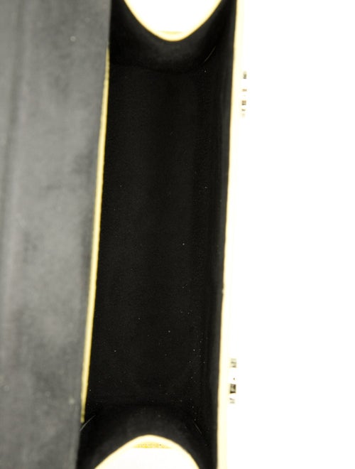 Mawi Embossed Leather Top Handle Bag