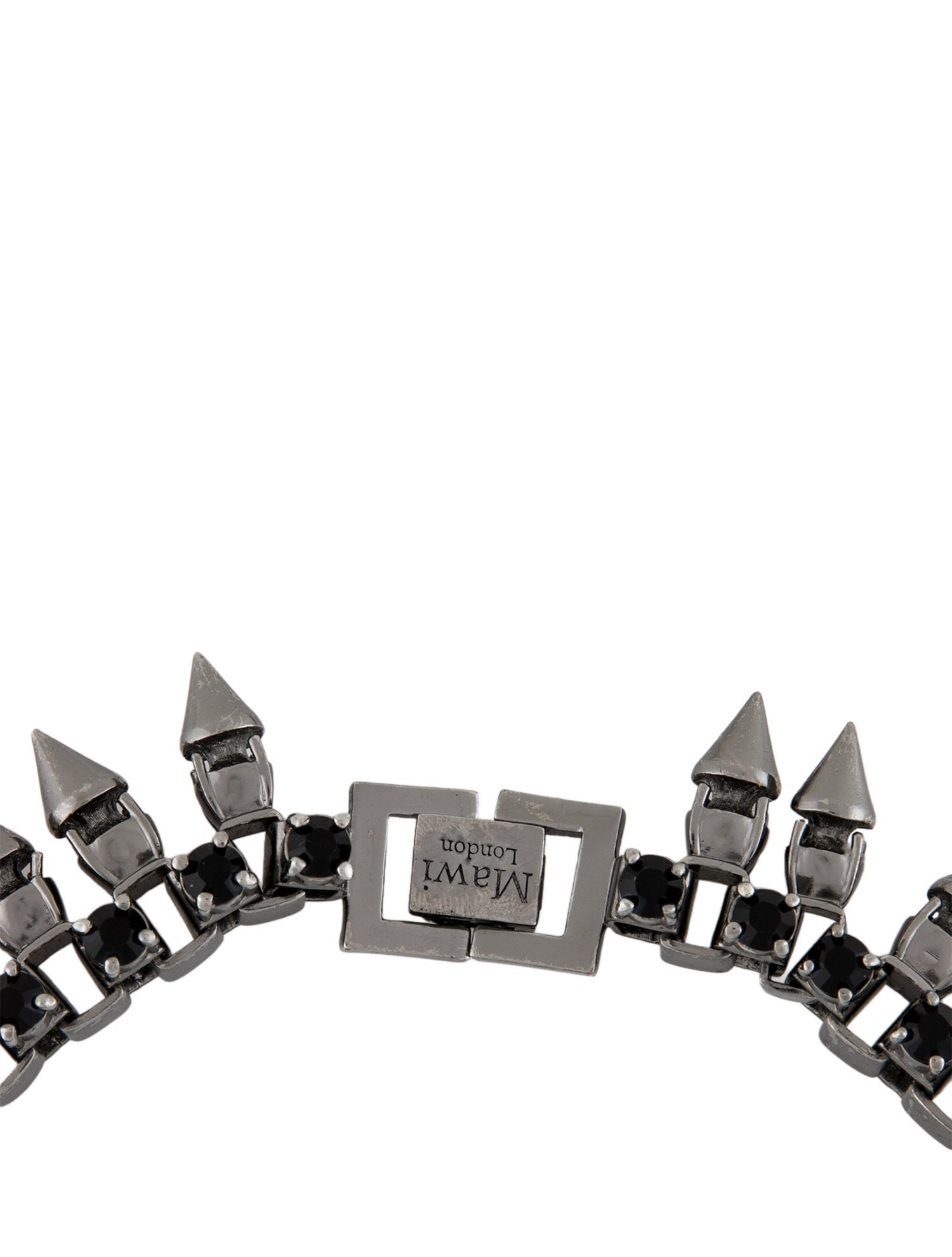 Mawi Crystal Spike Collar Necklace