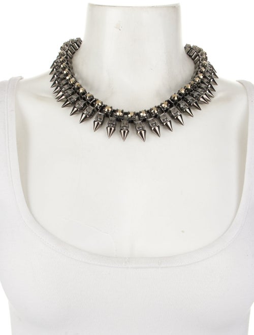 Mawi Crystal Spike Collar Necklace