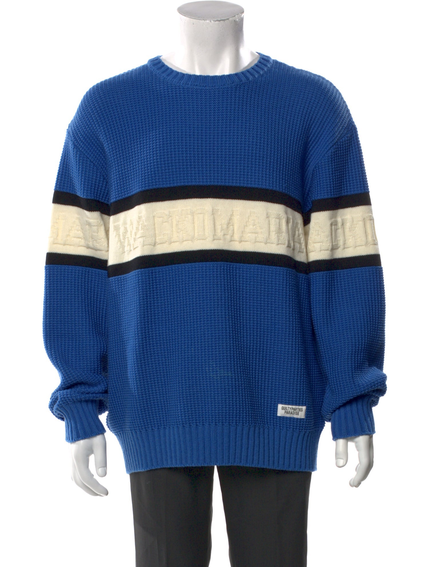 Wacko Maria Wool Graphic Print Pullover