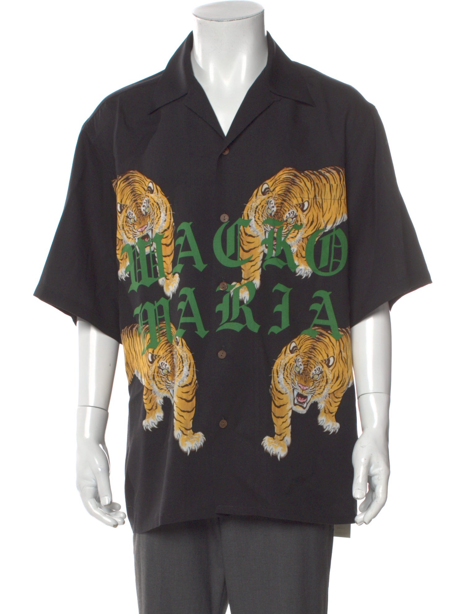 Wacko Maria Floral Print Short Sleeve Shirt