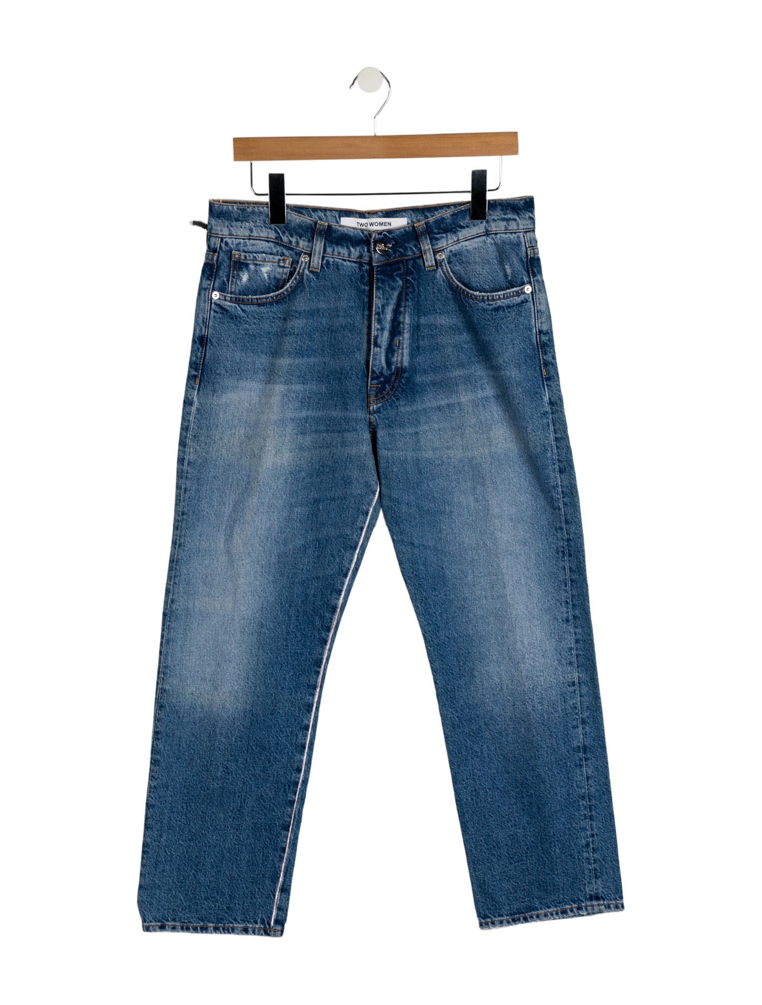 2W2M High-Rise Straight Leg Jeans w/ Tags