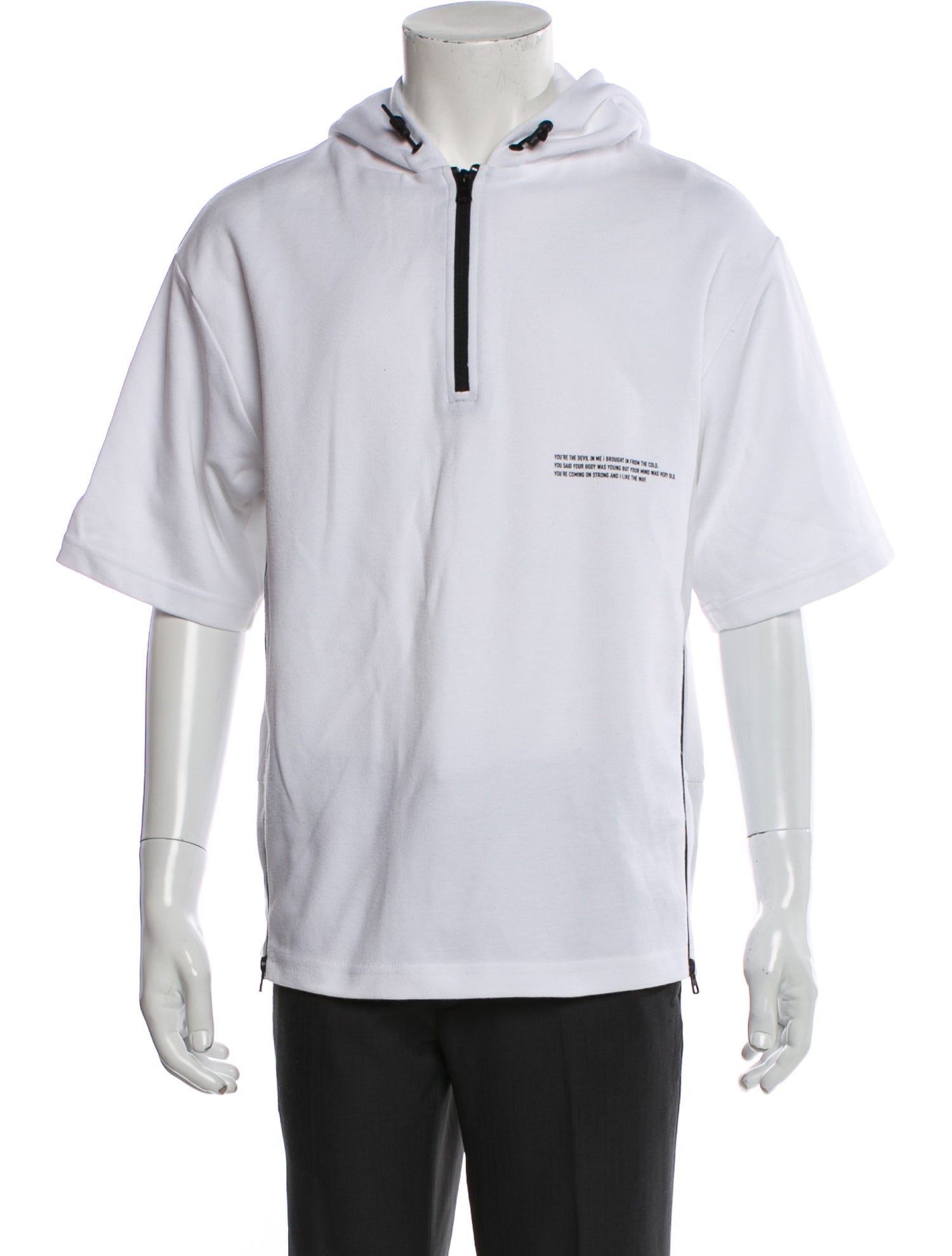 MUSIUM DIV. Graphic Print Crew Neck Hoodie