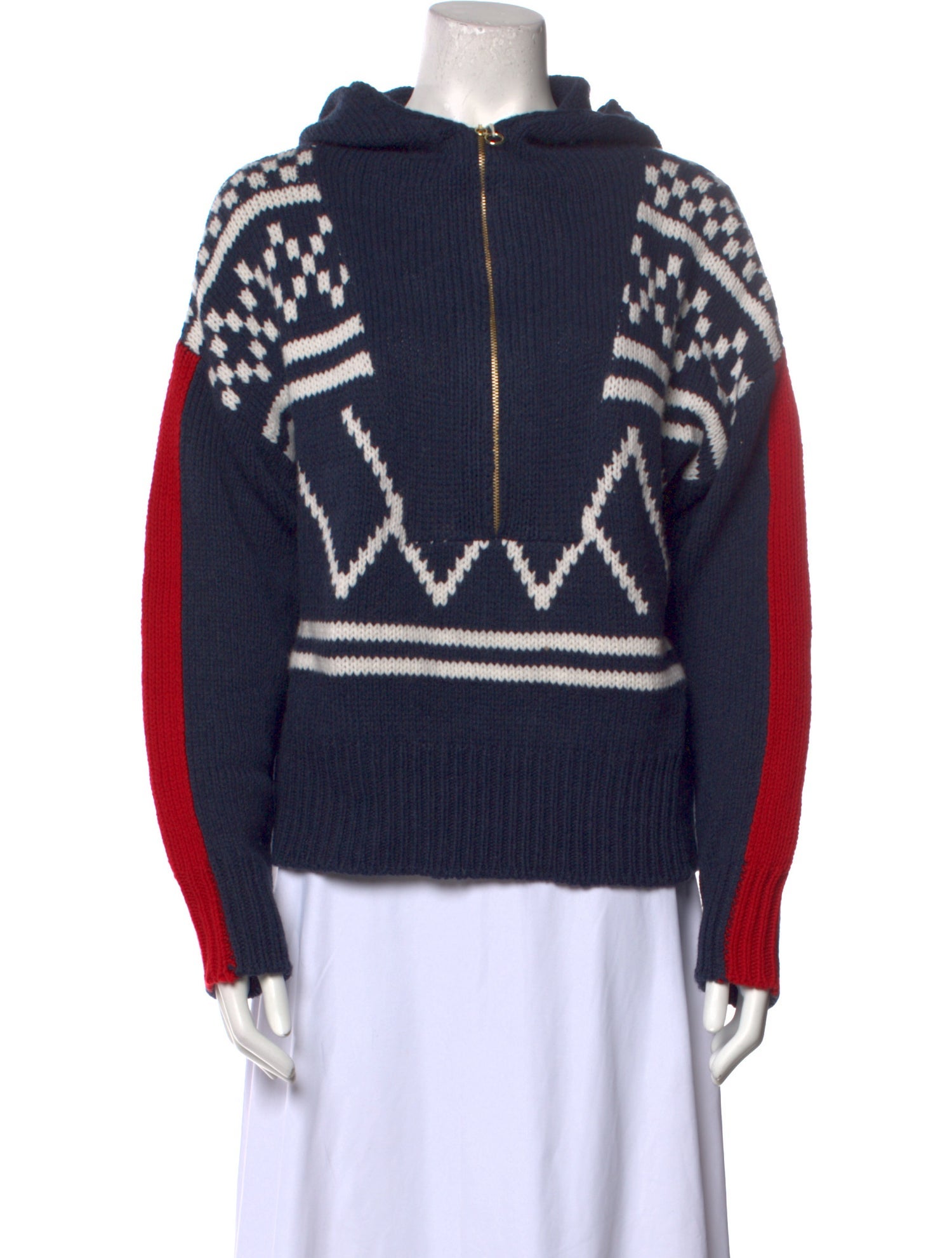 We Norwegians Printed Mock Neck Sweater