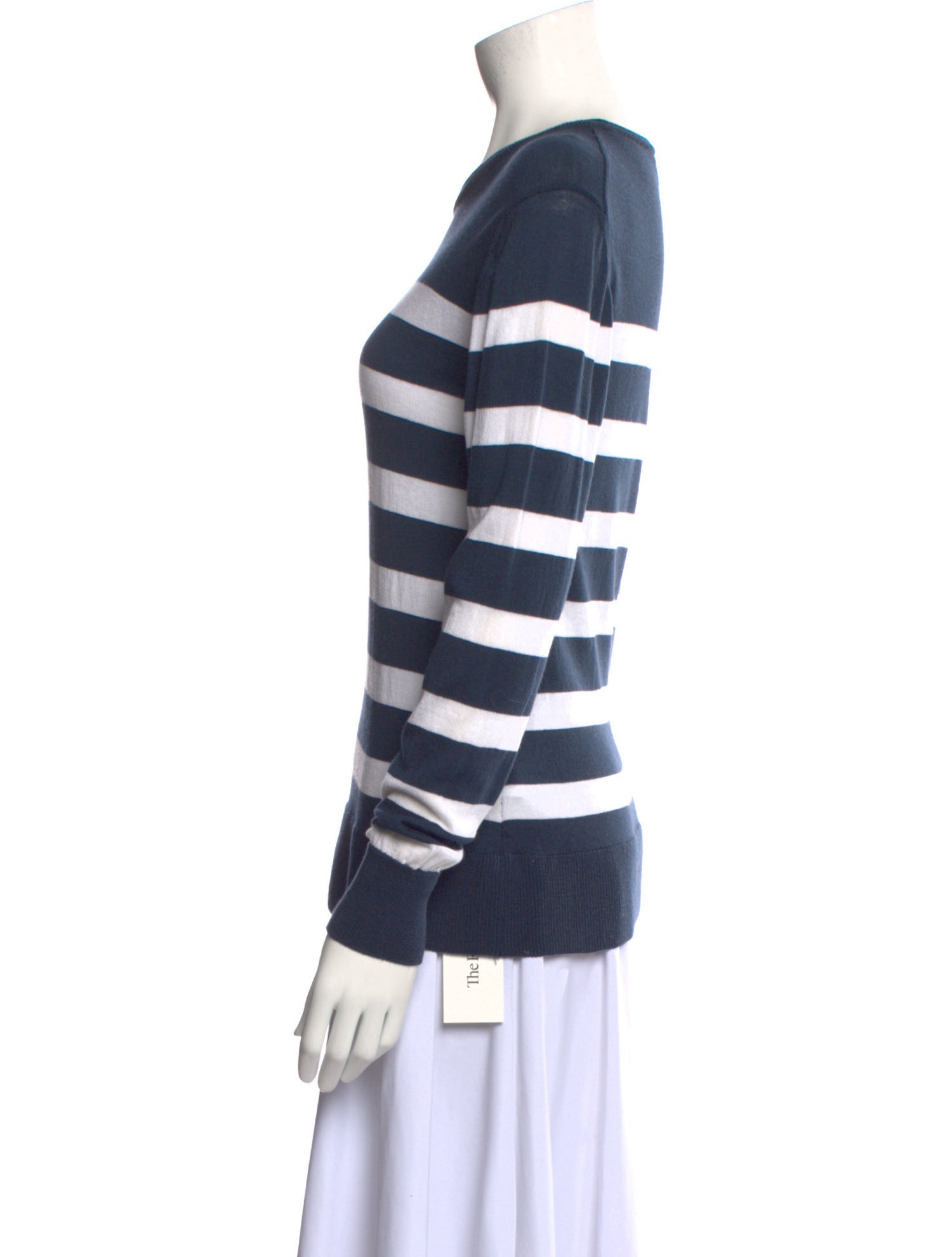 We Norwegians Striped Scoop Neck Sweater