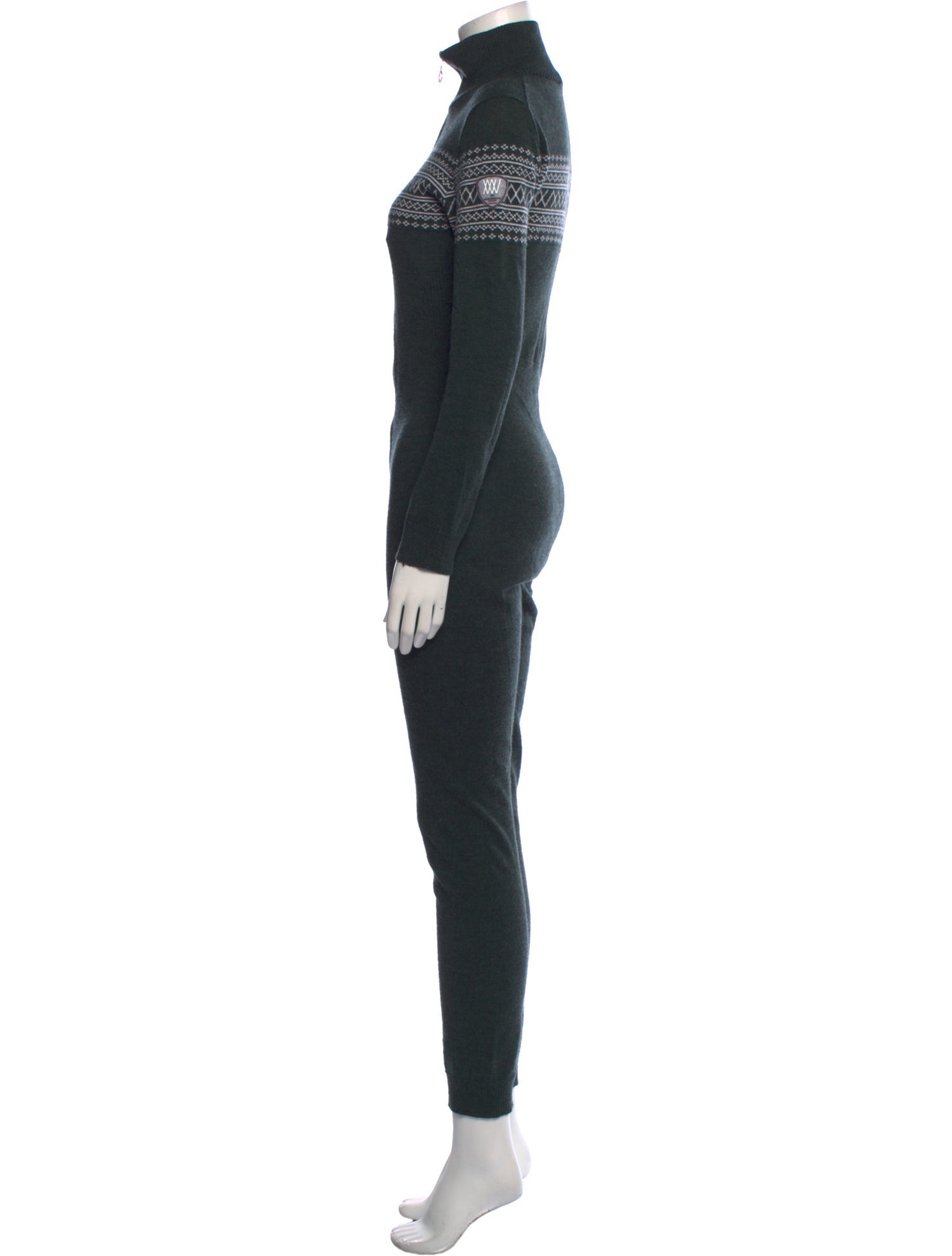 We Norwegians Merino Wool Mock Neck Jumpsuit