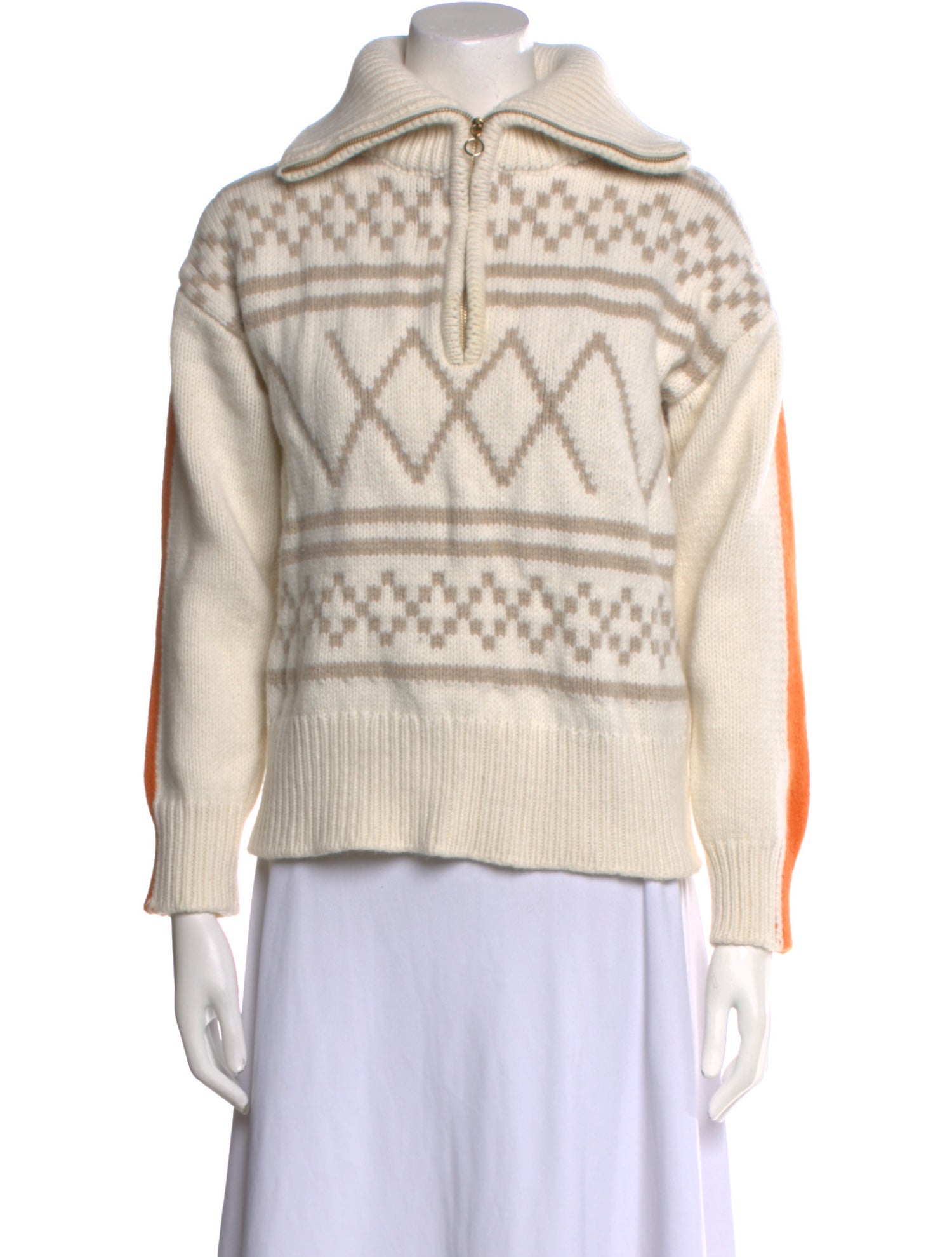 We Norwegians Merino Wool Printed Sweater