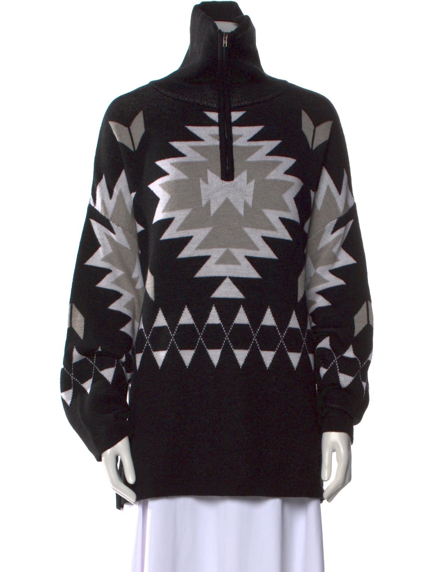 We Norwegians Merino Wool Printed Sweater