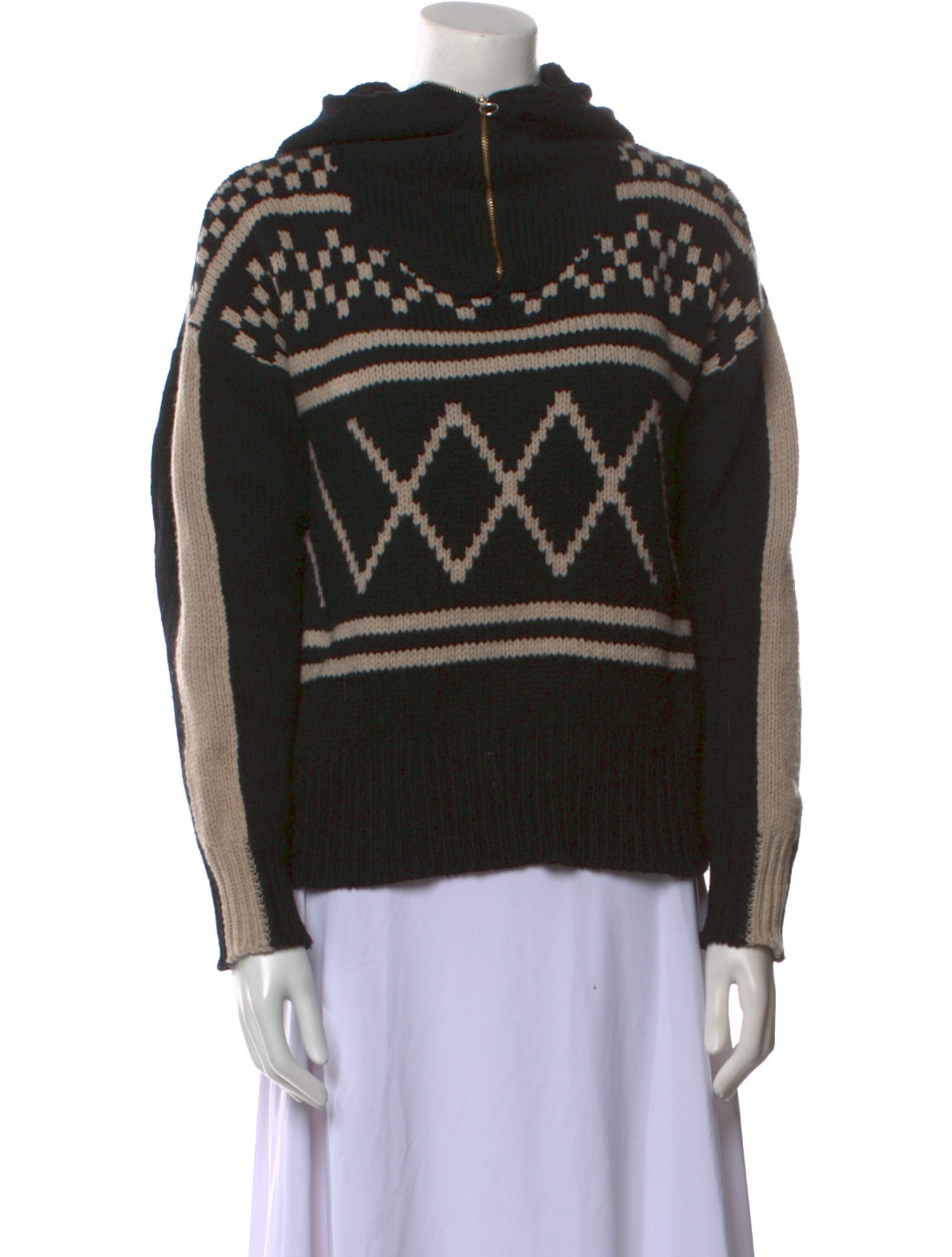 We Norwegians Merino Wool Printed Sweater