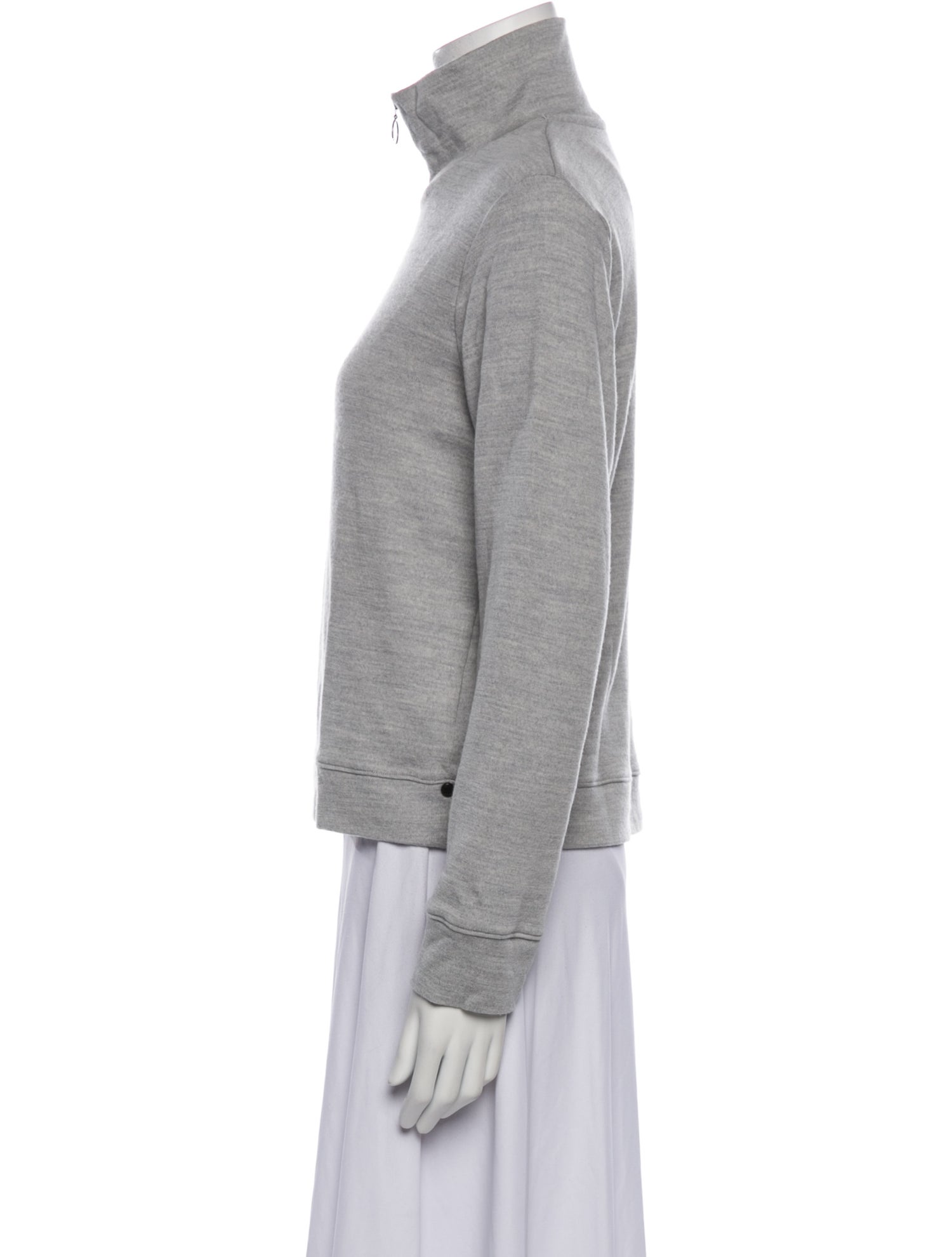 We Norwegians Merino Wool Mock Neck Sweatshirt