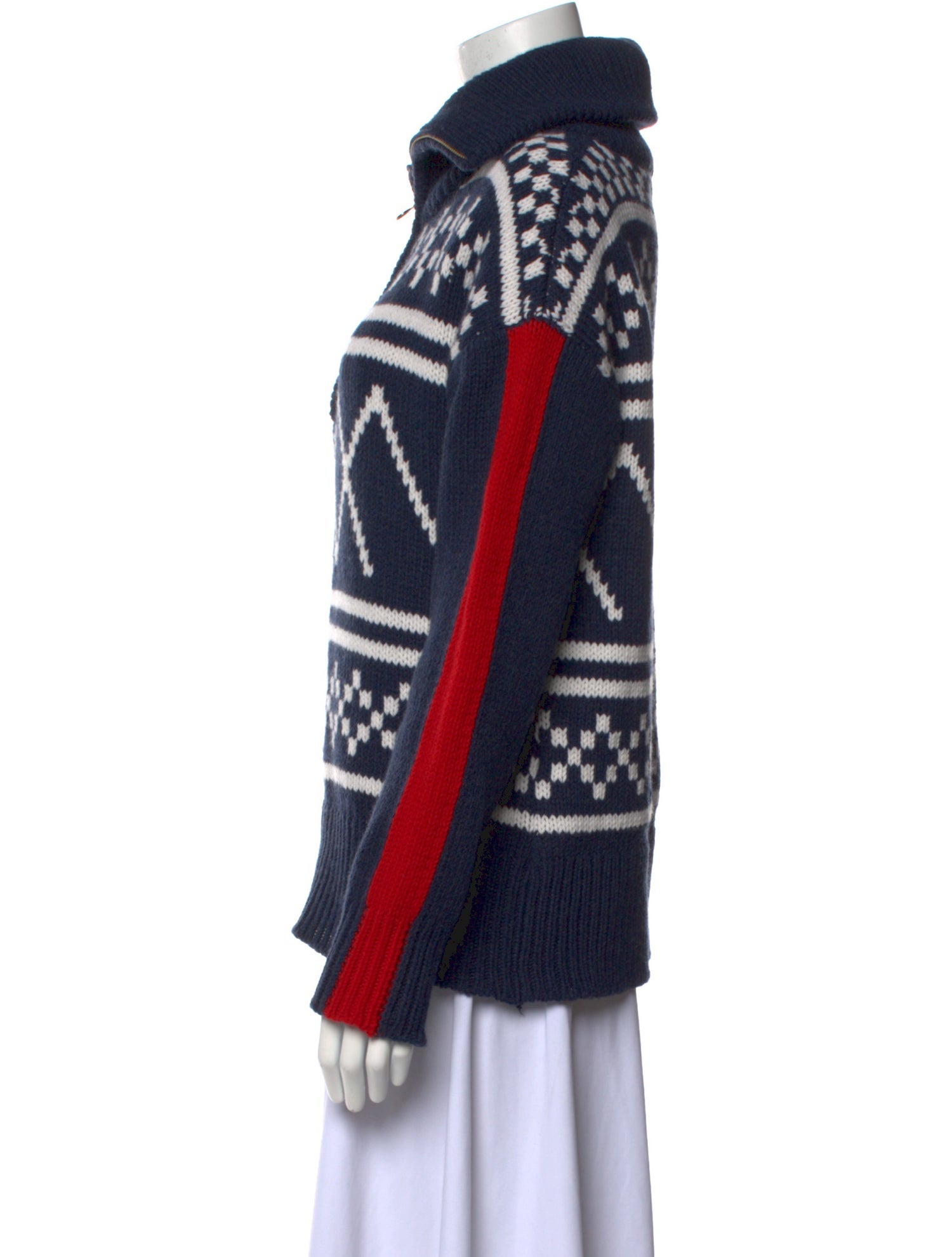 We Norwegians Merino Wool Printed Sweater