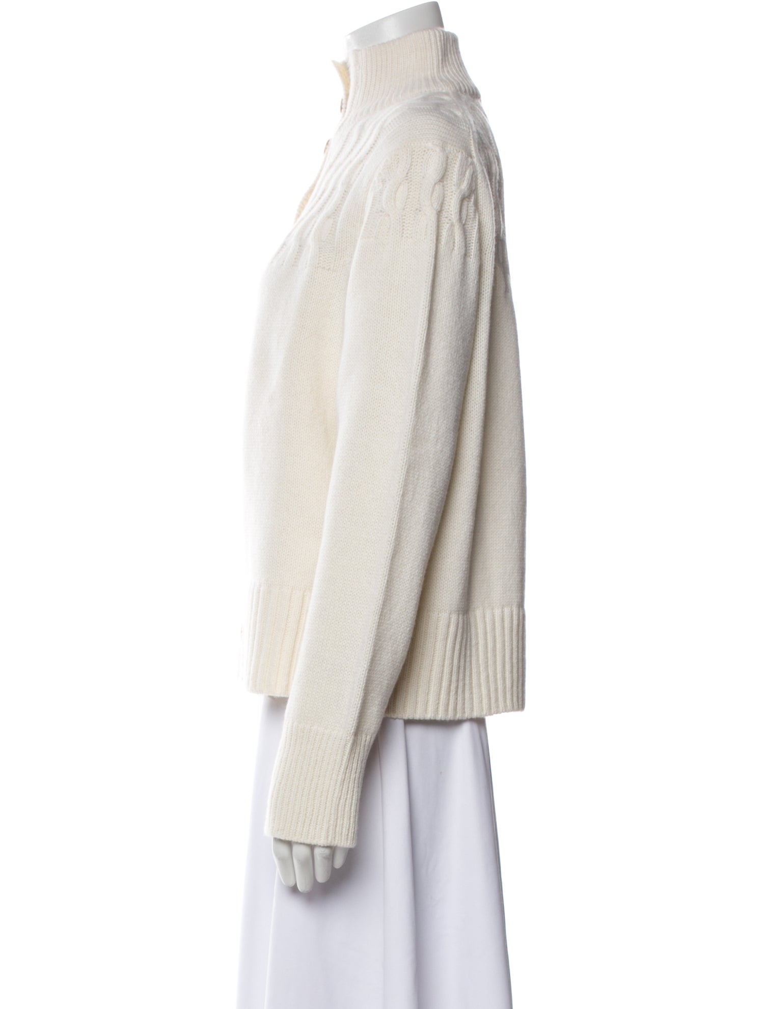 We Norwegians Merino Wool Mock Neck Sweater