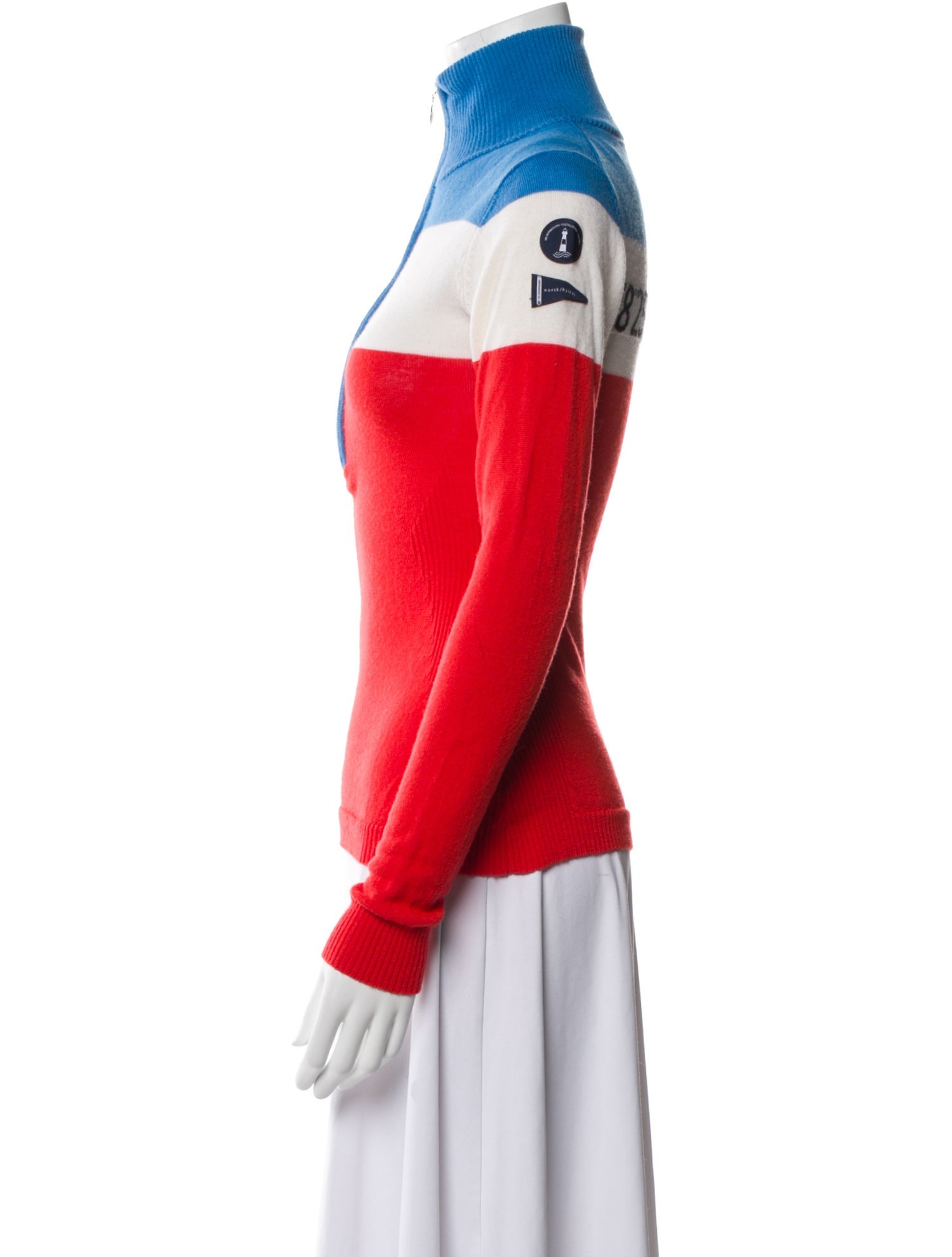 We Norwegians Merino Wool Striped Sweater