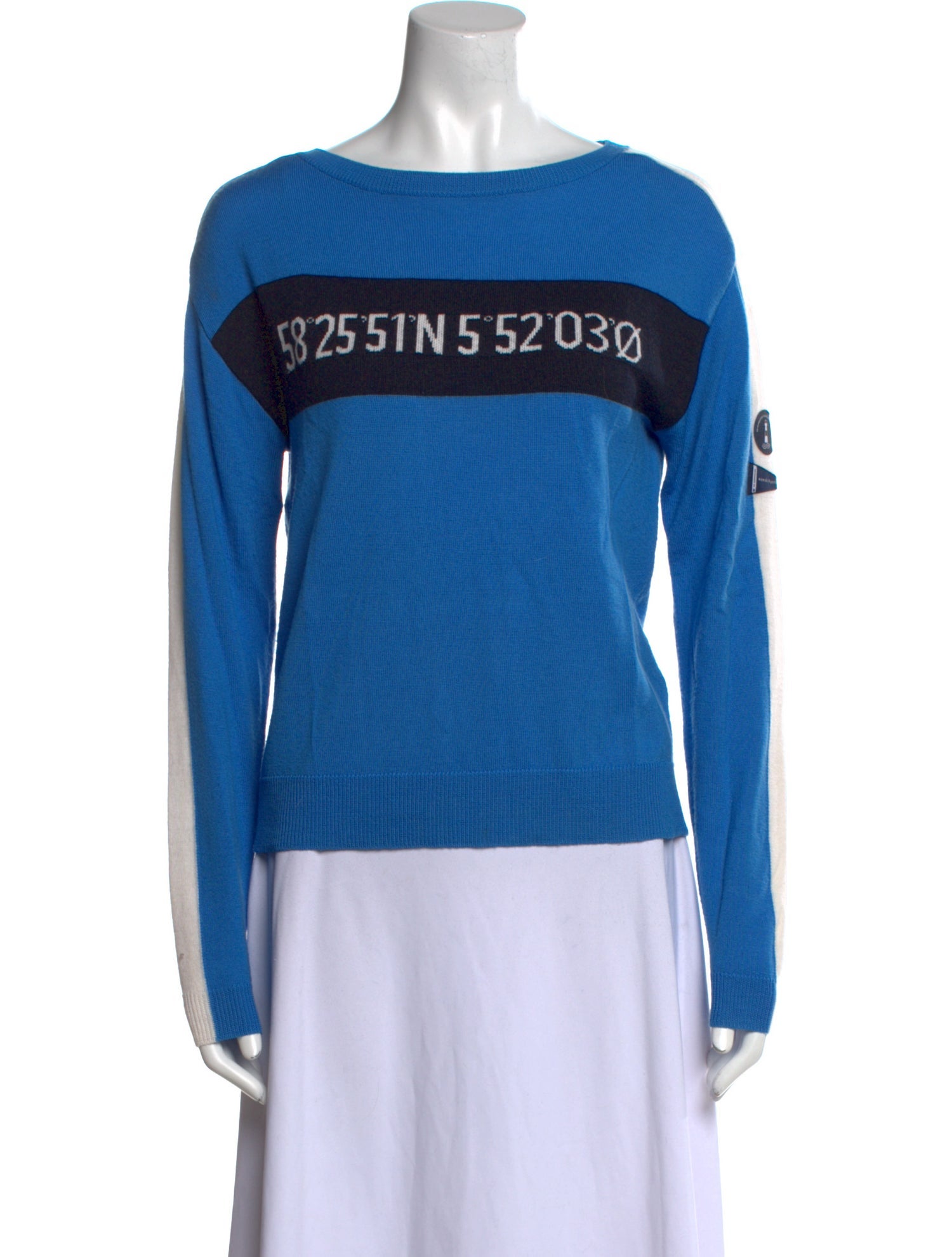 We Norwegians Merino Wool Graphic Print Sweater