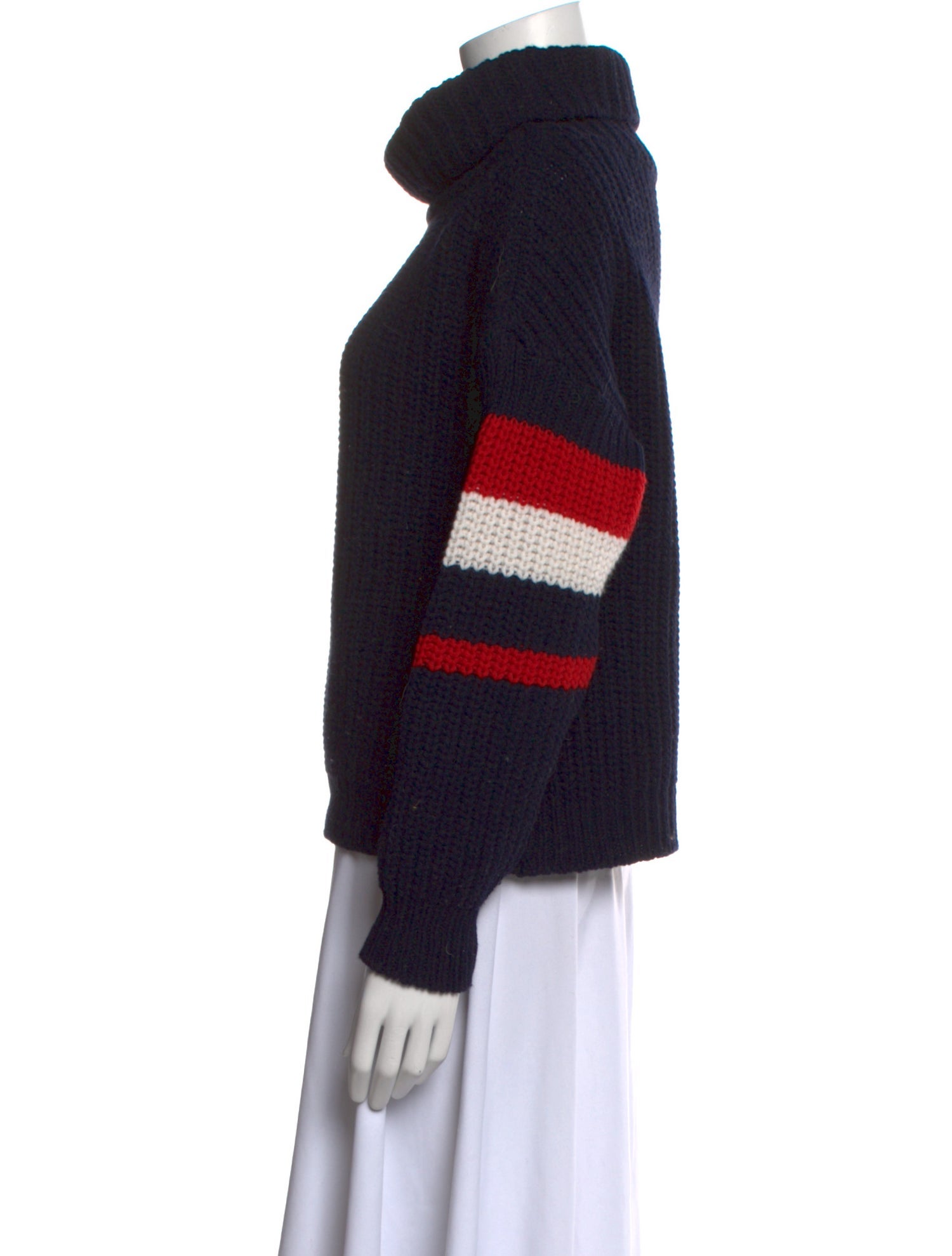 We Norwegians Merino Wool Colorblock Pattern Sweater