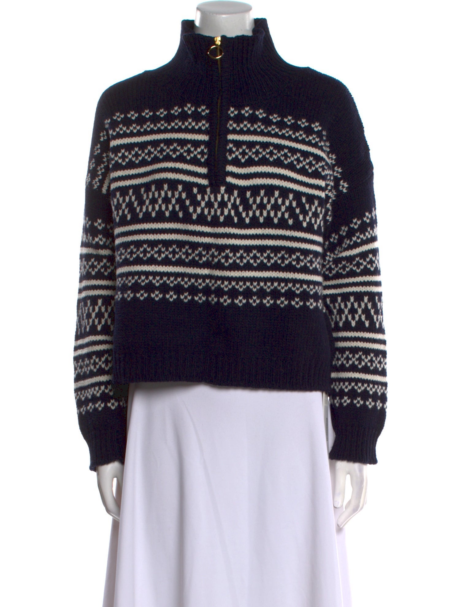 We Norwegians Merino Wool Printed Sweater
