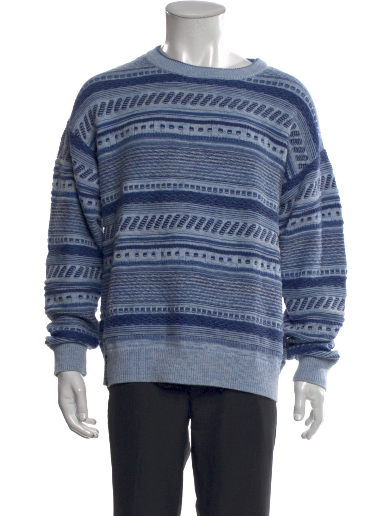 Napa by Martine Rose Striped Crew Neck Pullover