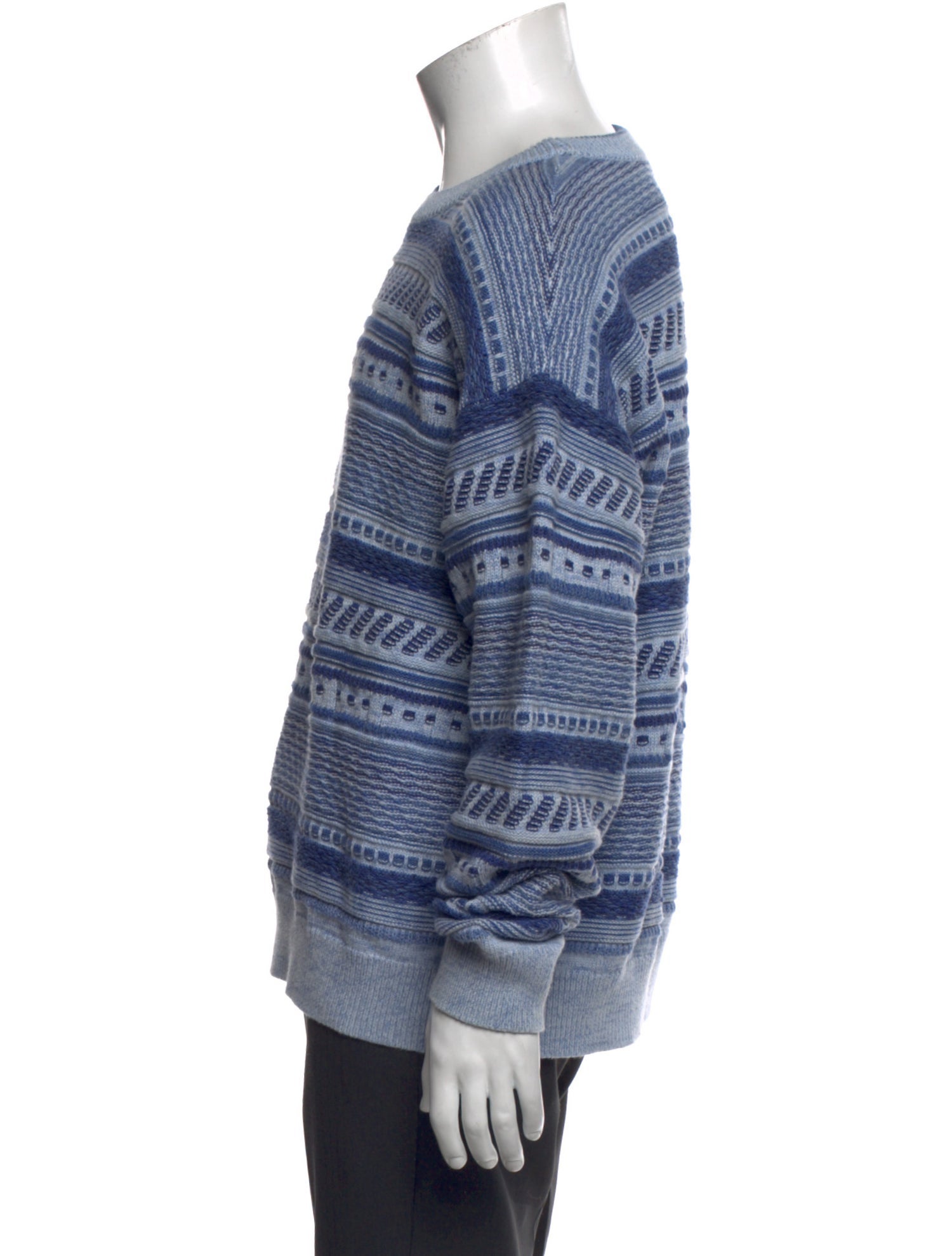Napa by Martine Rose Striped Crew Neck Pullover