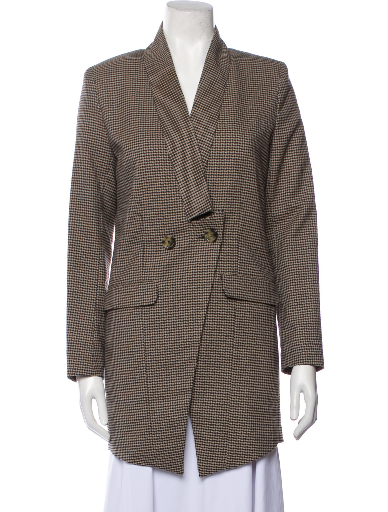 Won Hundred Houndstooth Print Blazer