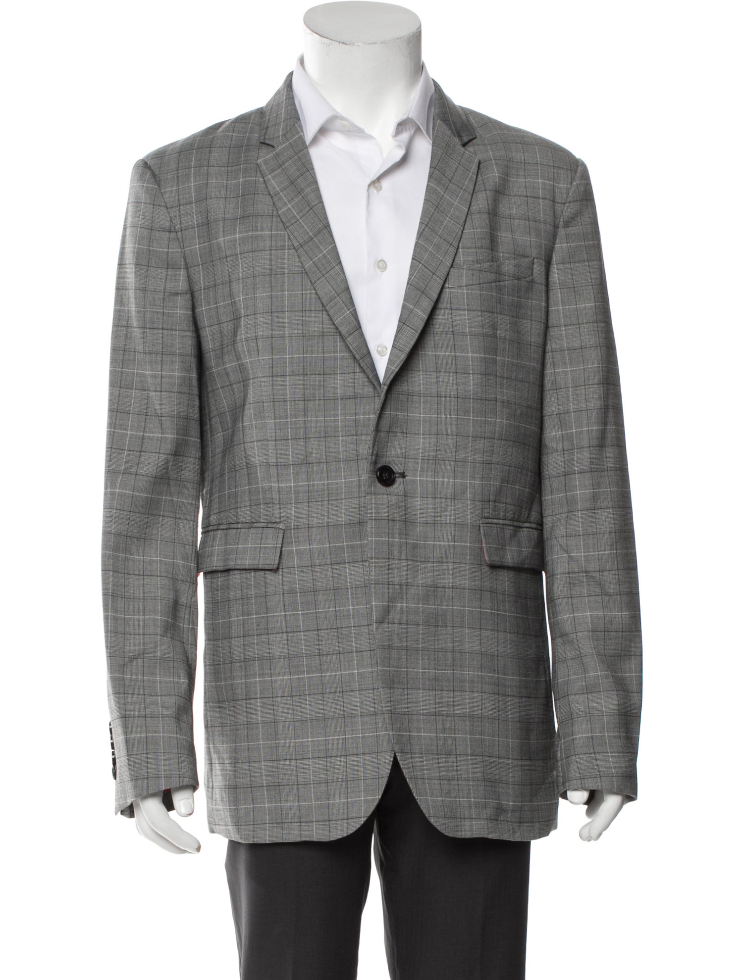 Won Hundred Plaid Print Blazer