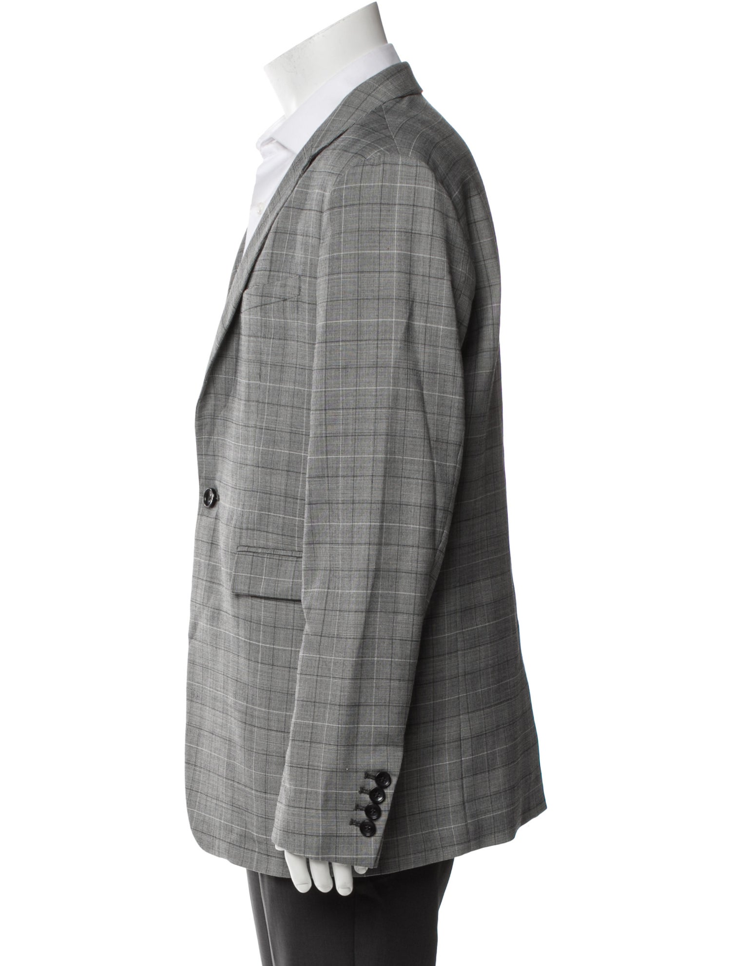 Won Hundred Plaid Print Blazer