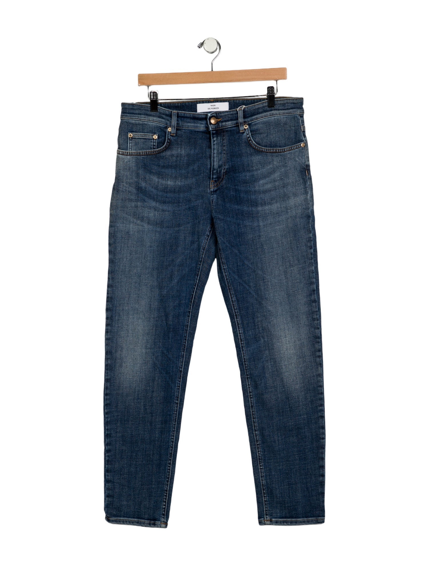 Won Hundred Mid-Rise Straight Leg Jeans w/ Tags