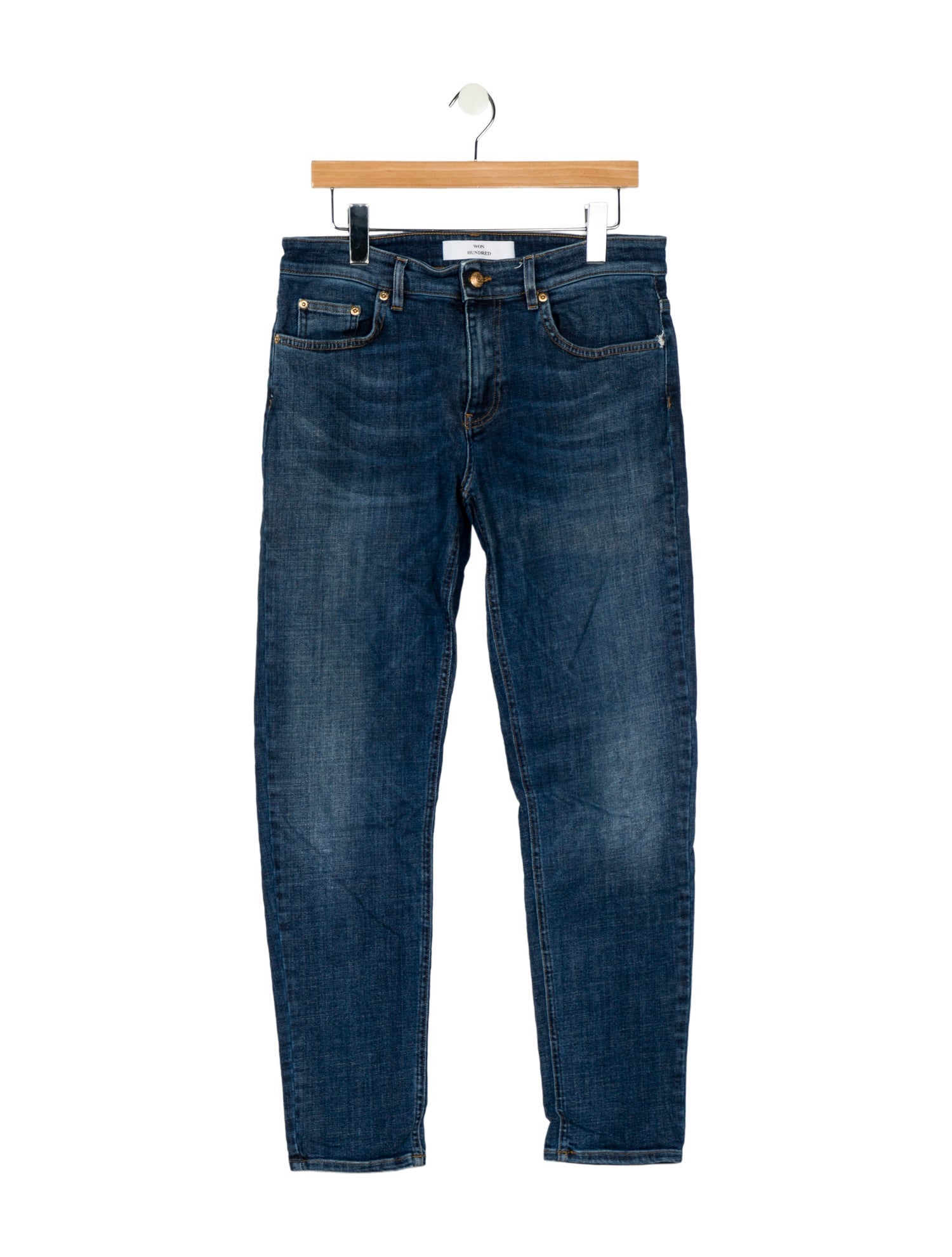 Won Hundred Mid-Rise Straight Leg Jeans