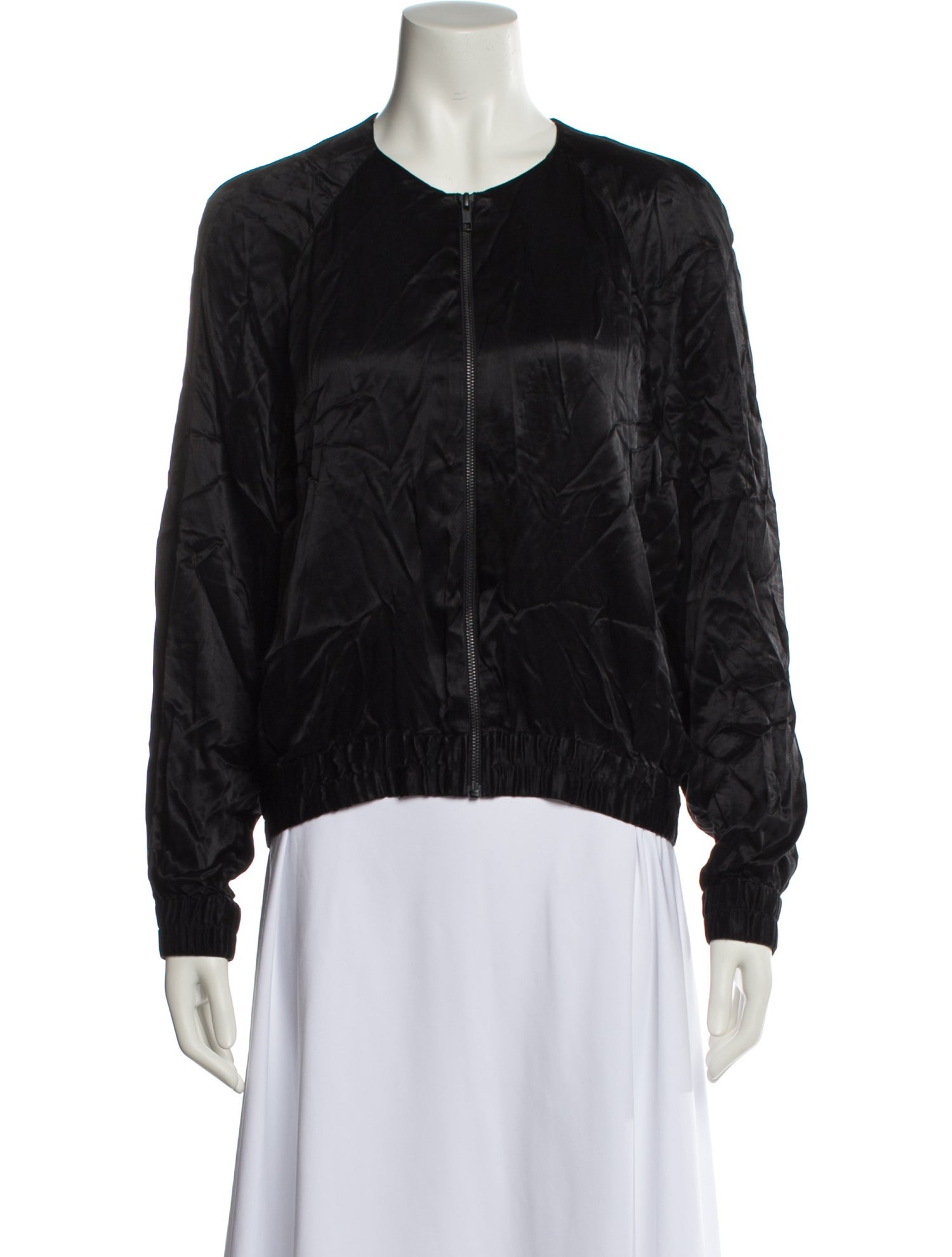 Won Hundred Satin Bomber Jacket