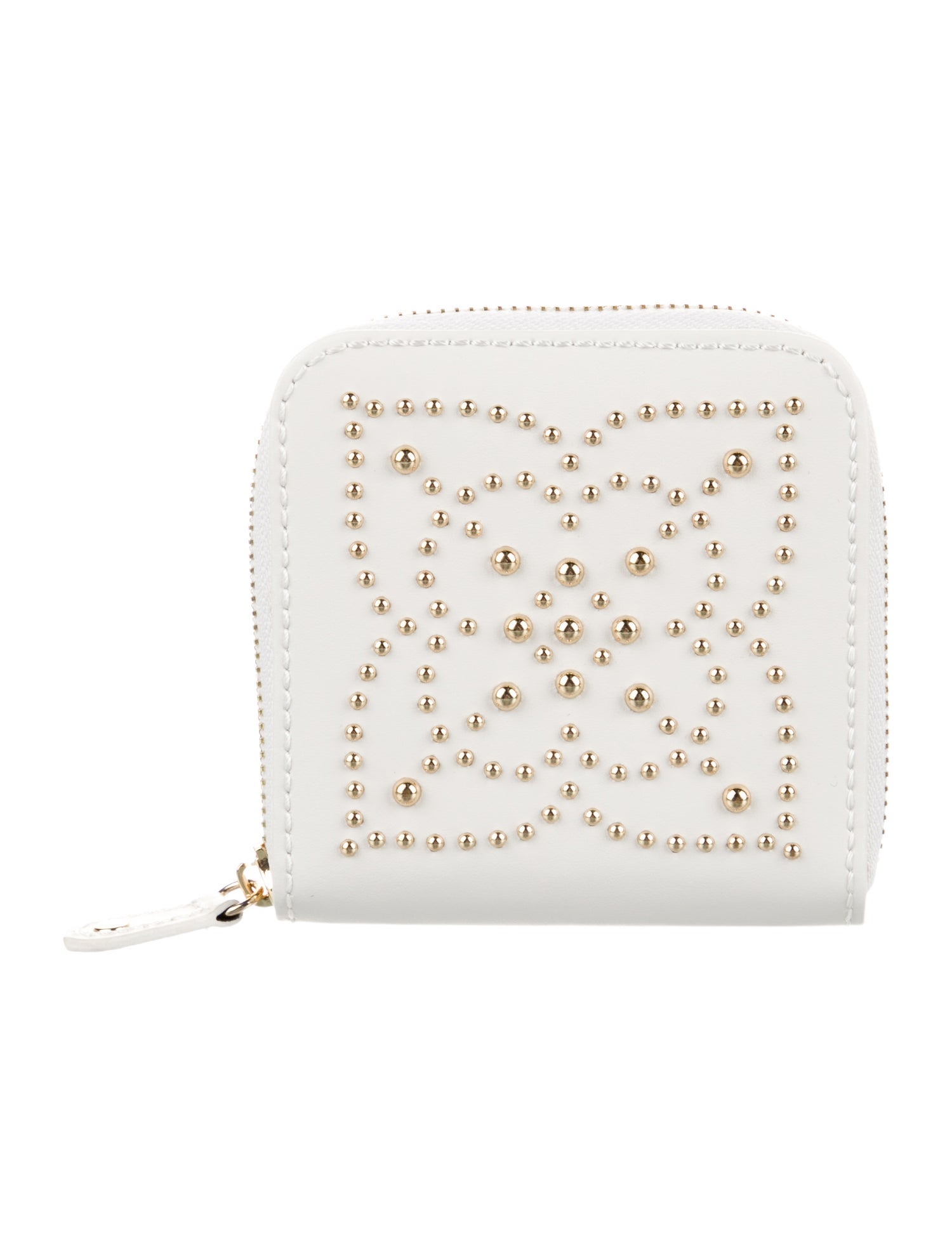 Wolf Wolf studded travel case