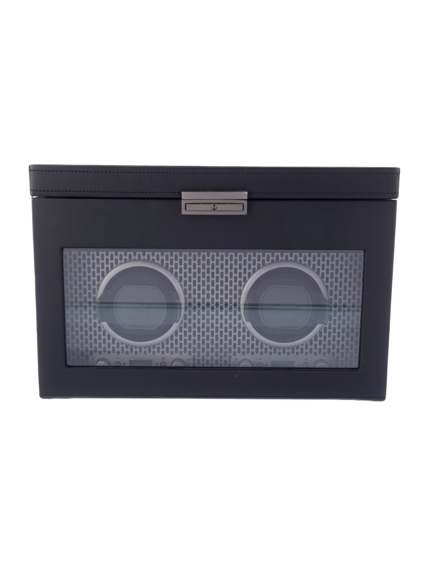 Wolf Axis Double Watch Winder & Storage Box
