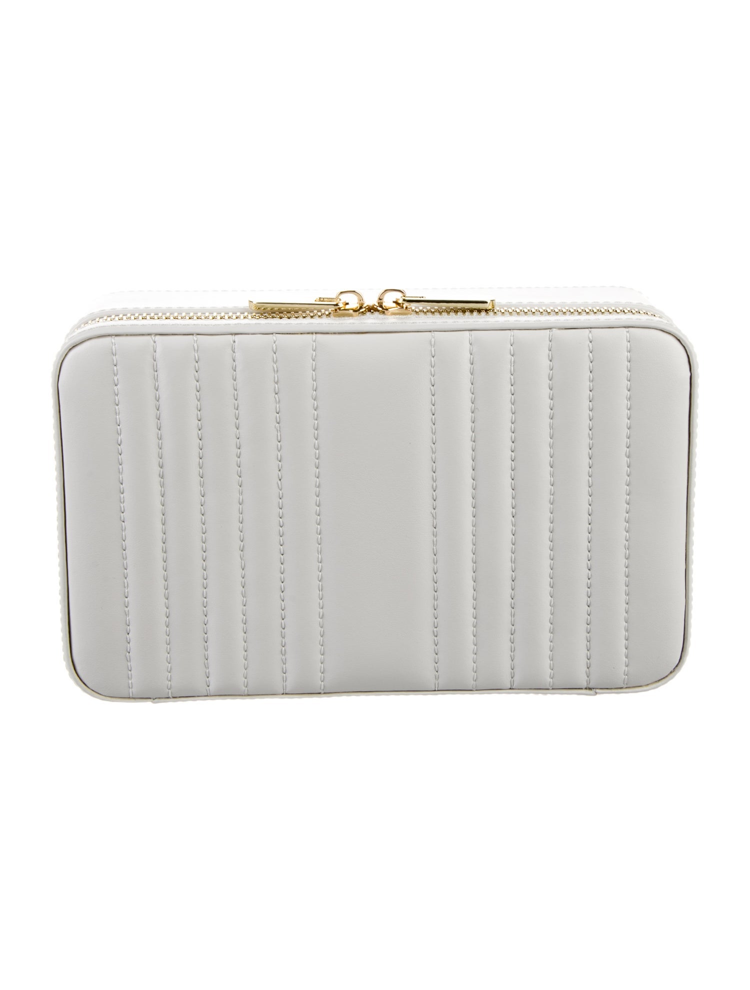 Wolf leather cosmetic bag